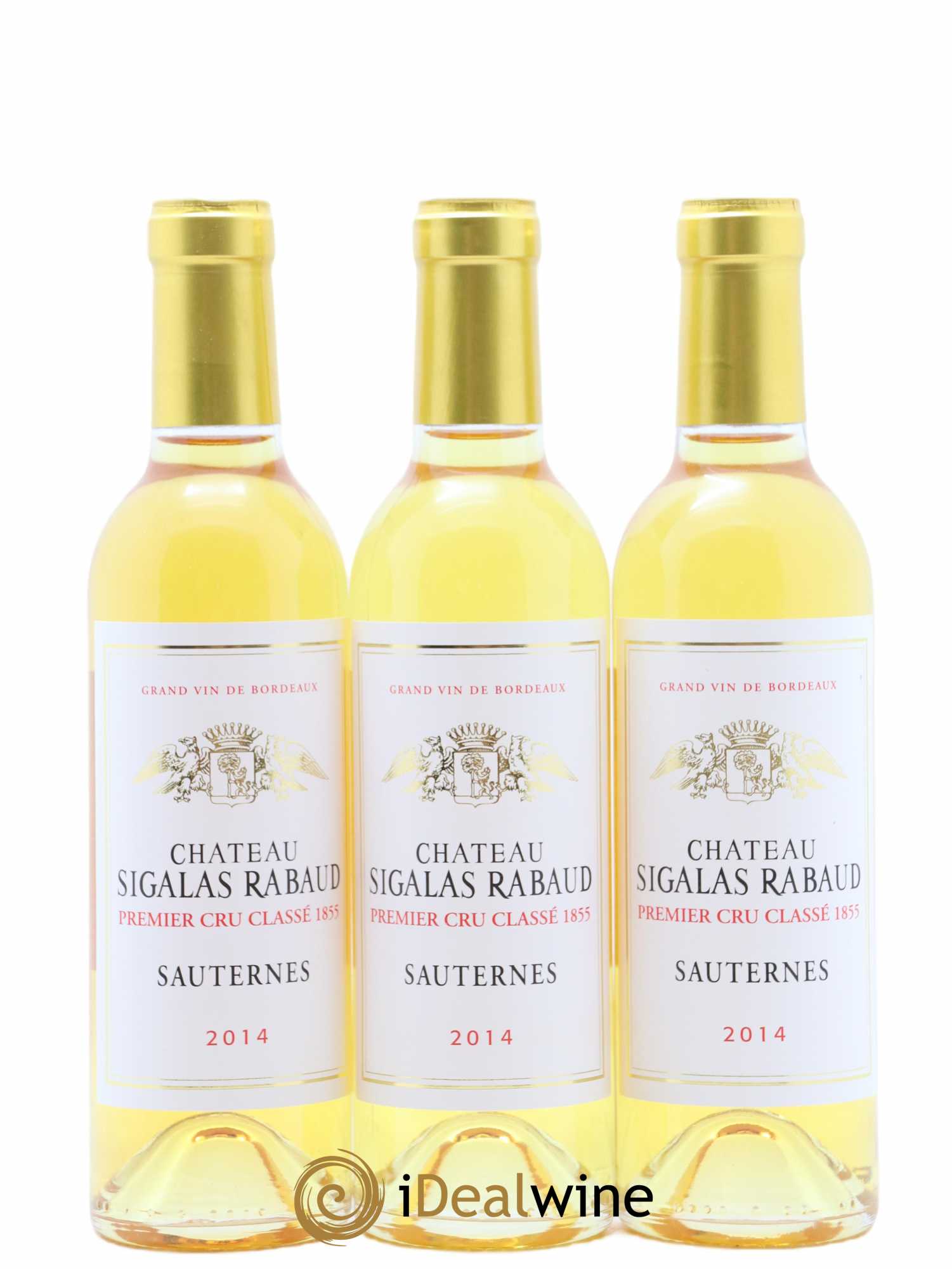 Château Sigalas Rabaud 1er Grand Cru Classé 2014 - Lotto di 12 mezze bottiglie - 1