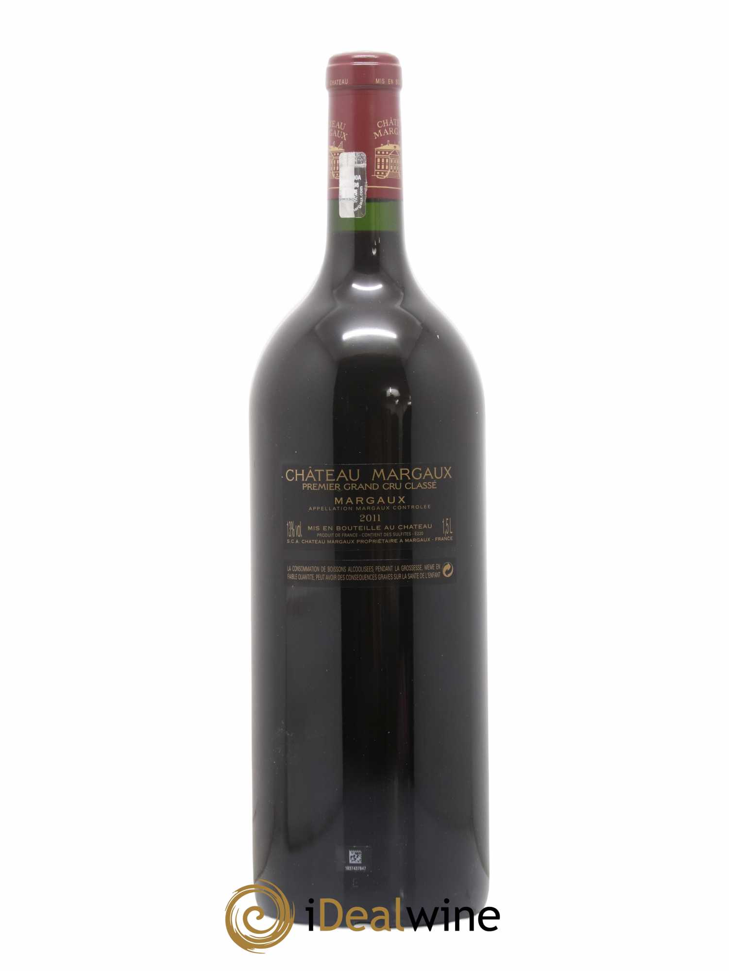 Château Margaux 1er Grand Cru Classé 2011 - Lot de 1 magnum - 1