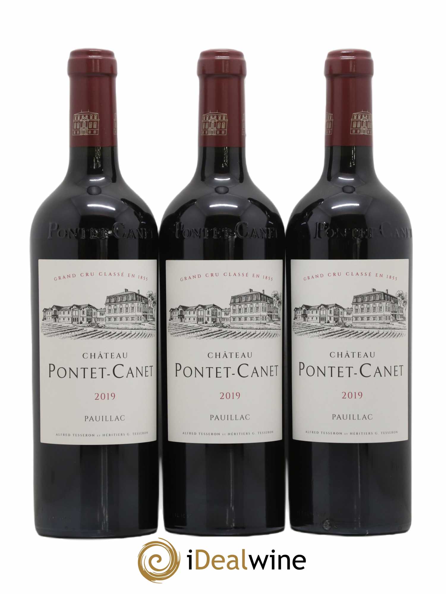 Château Pontet Canet 5ème Grand Cru Classé 2019 - Lot of 6 bottles - 1