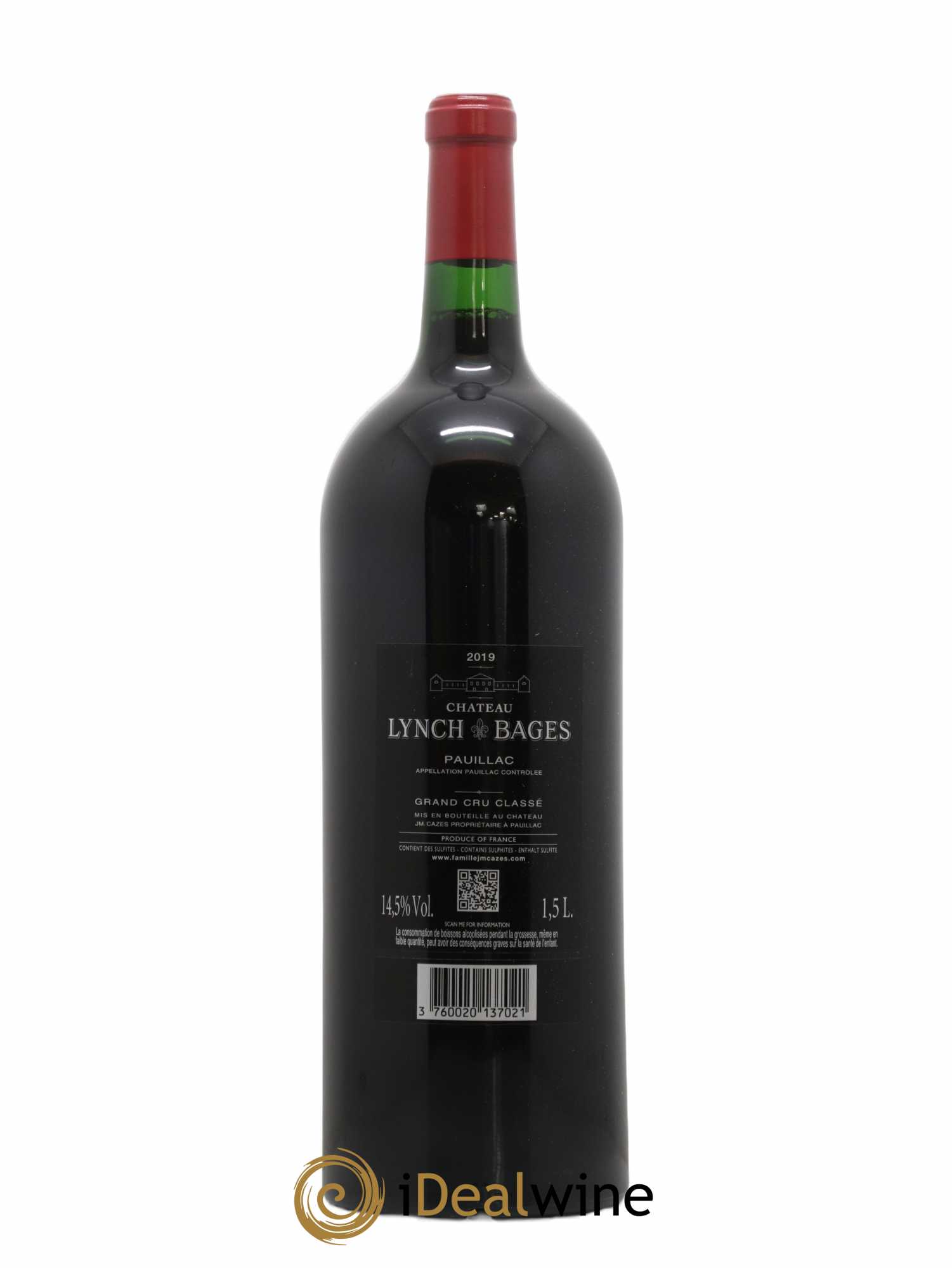 Château Lynch Bages 5ème Grand Cru Classé 2019 - Lot de 1 magnum - 1