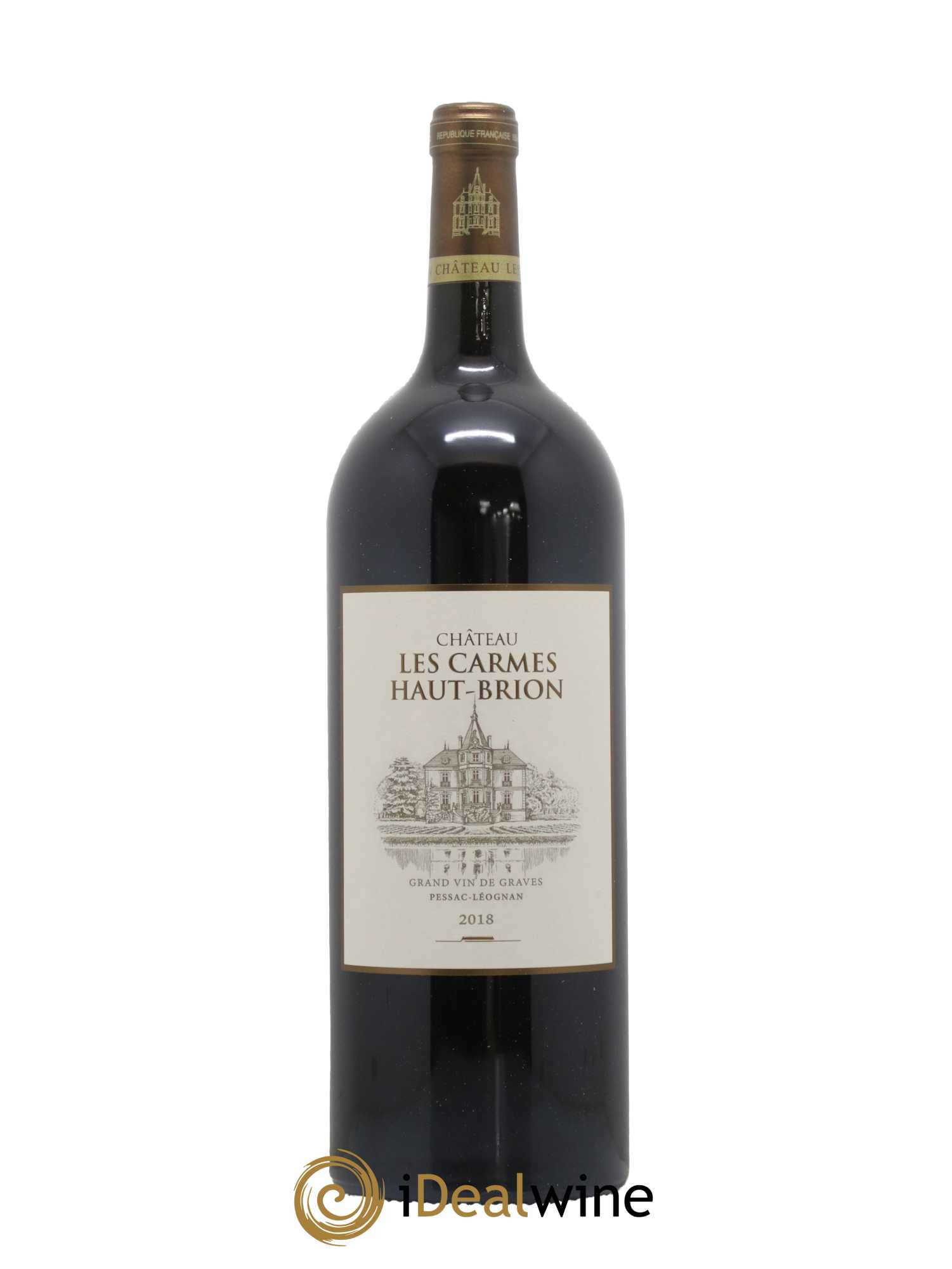 Château Les Carmes Haut-Brion 2018 - Lot de 1 magnum - 0