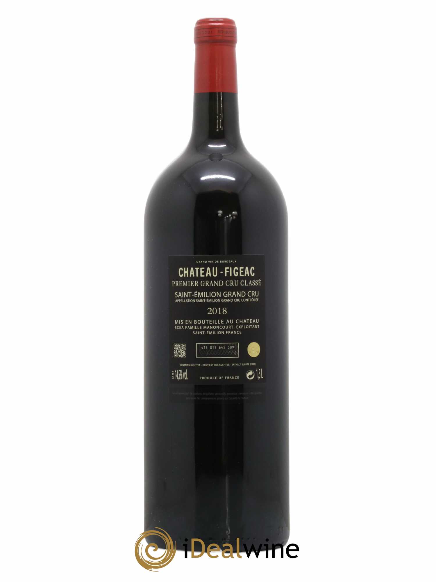 Château Figeac 1er Grand Cru Classé A 2018 - Lot de 1 magnum - 1
