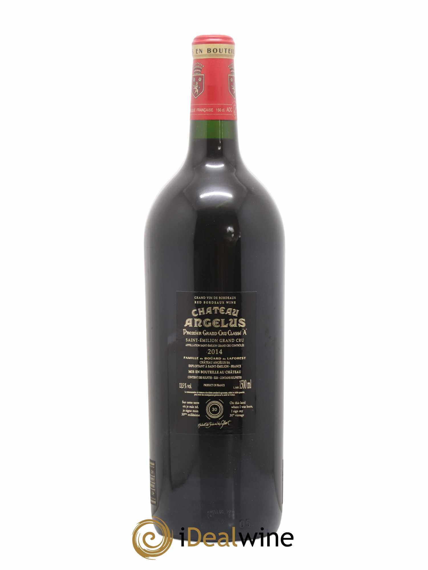 Château Angélus 1er Grand Cru Classé A 2014 - Lot de 1 magnum - 1