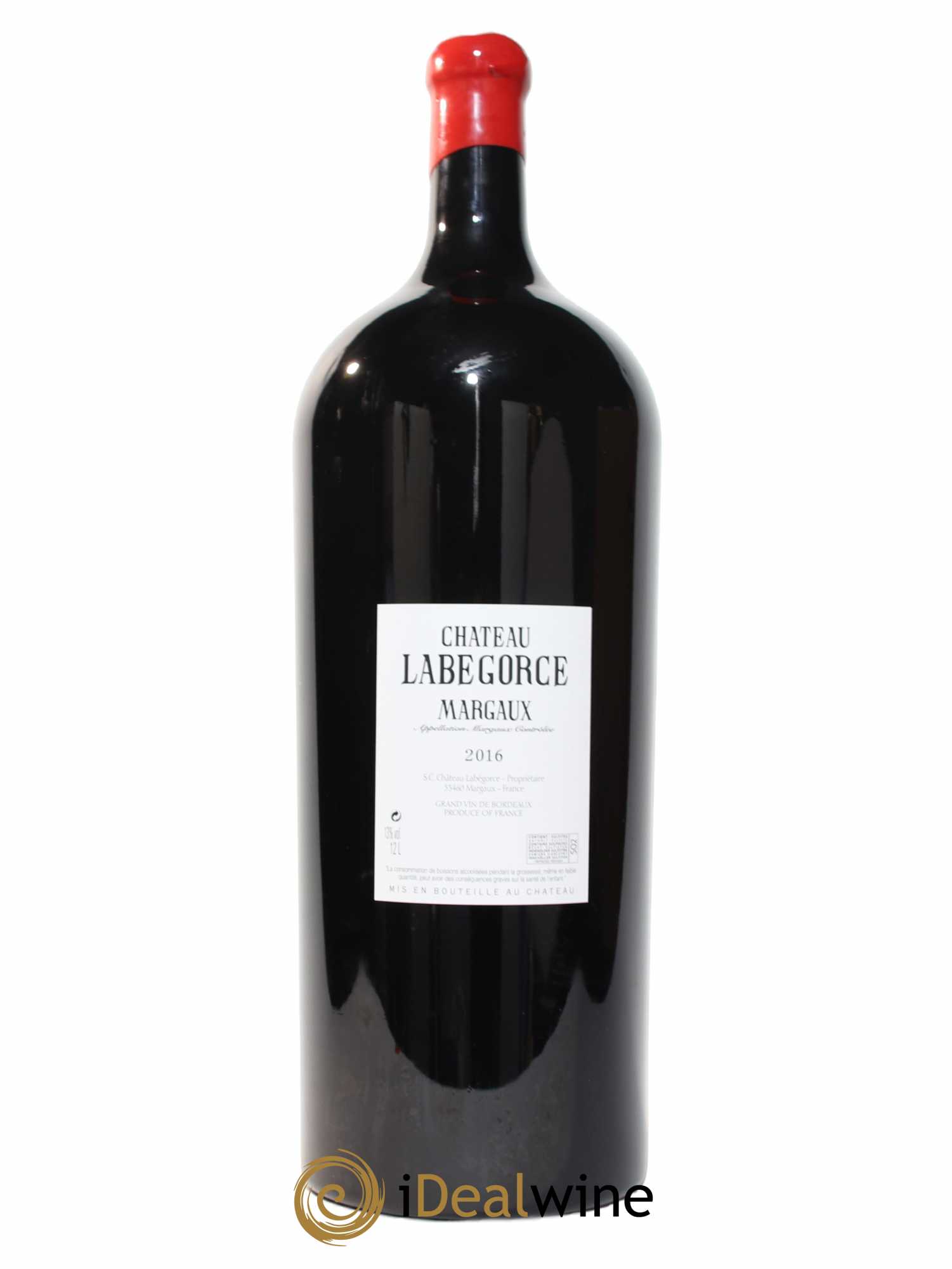 Château Labegorce Cru Bourgeois 2016 - Lot de 1 balthazar - 1