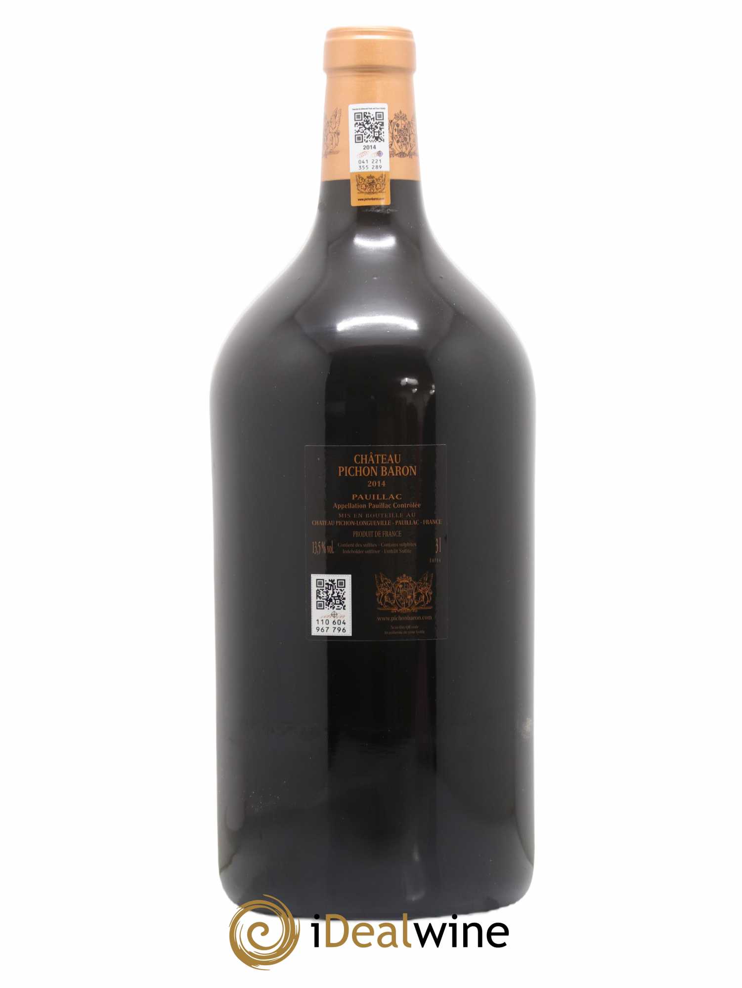 Pichon Longueville Baron 2ème Grand Cru Classé 2014 - Lot of 1 double magnum - 1