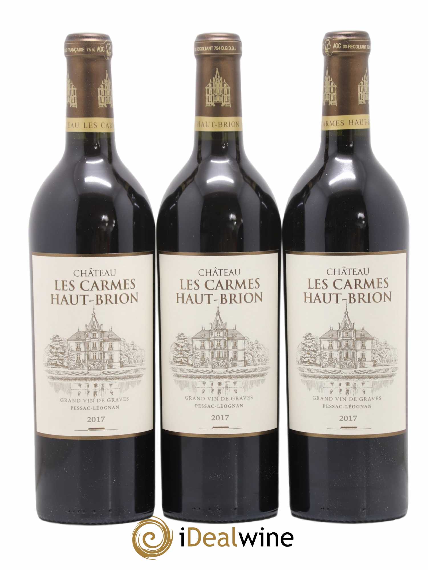 Château Les Carmes Haut-Brion 2017 - Lot de 6 bouteilles - 1