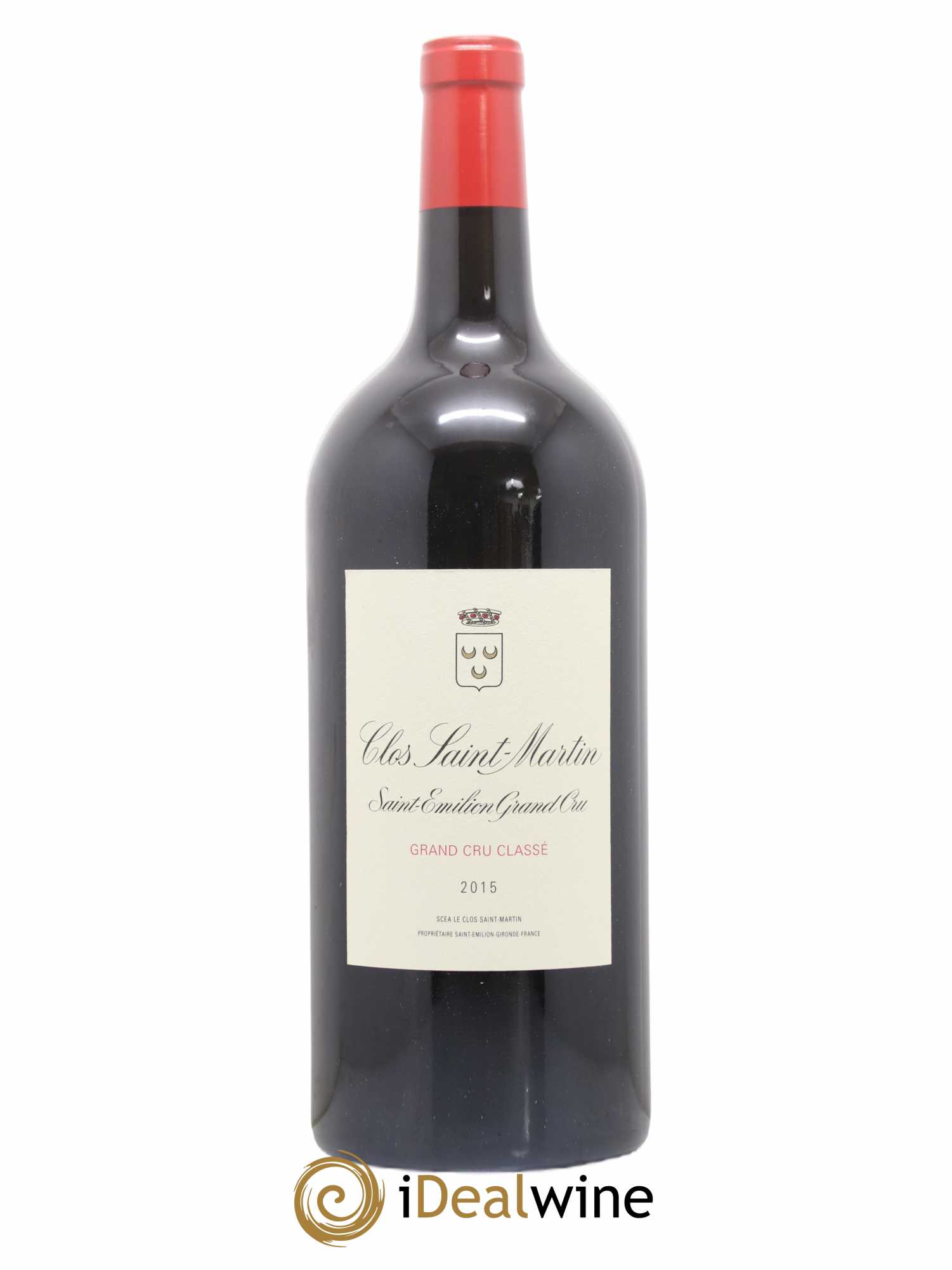 Clos Saint Martin Grand Cru Classé 2015 - Lot de 1 double magnum - 0