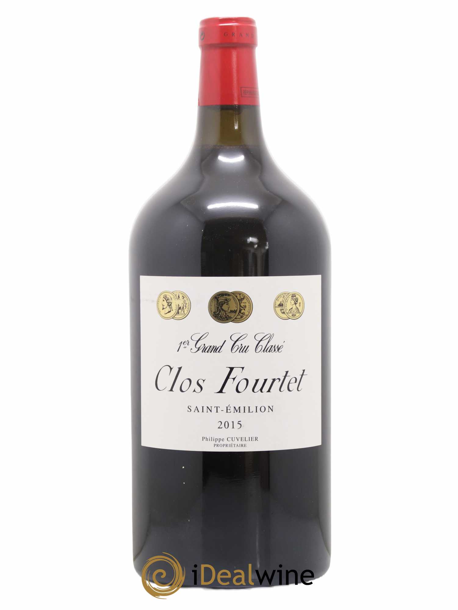 Clos Fourtet 1er Grand Cru Classé B 2015 - Lot de 1 double magnum - 0