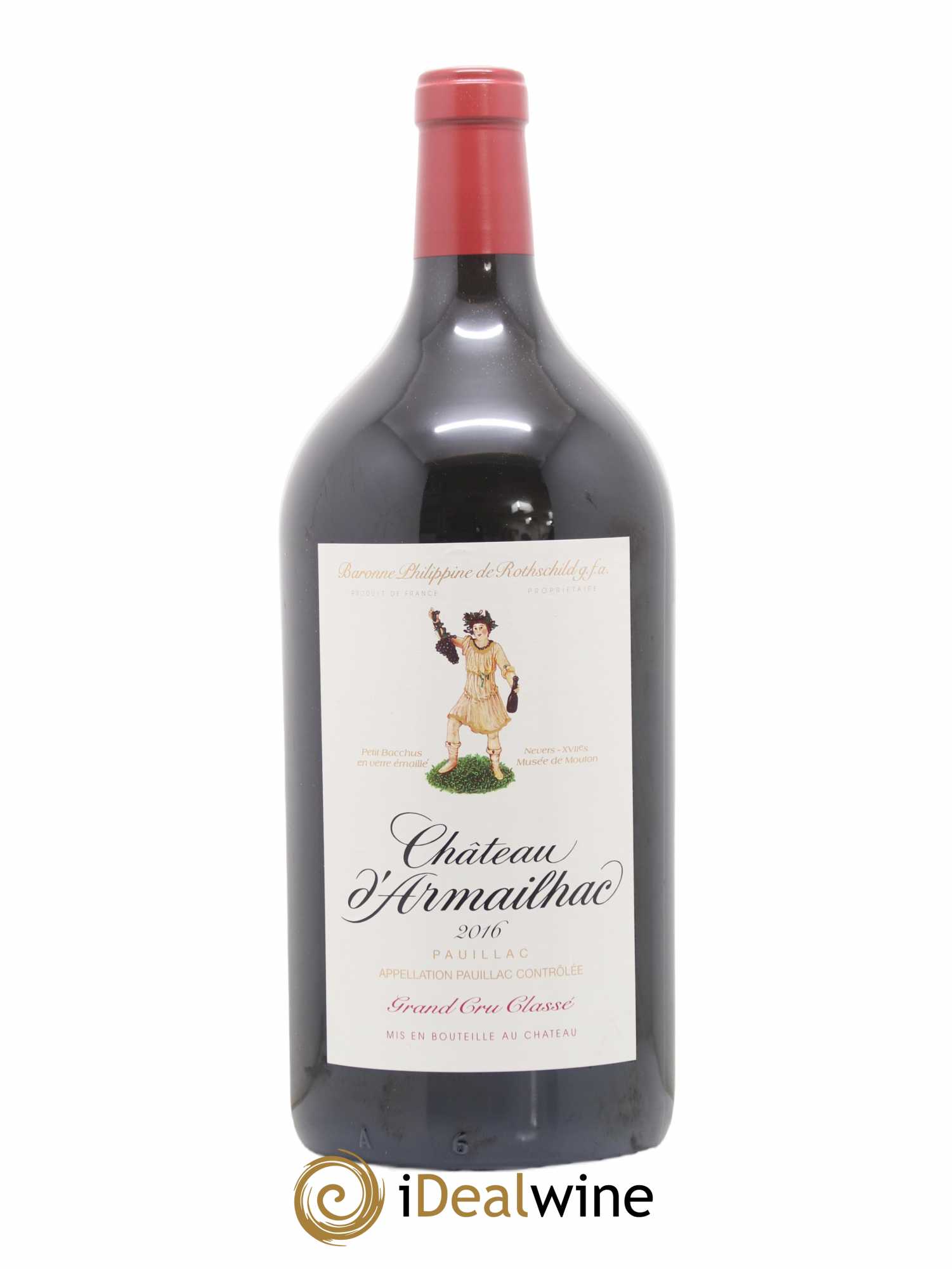 Château d' Armailhac - Mouton Baron(ne) Philippe 5ème Grand Cru Classé 2016 - Lot de 1 double magnum - 0