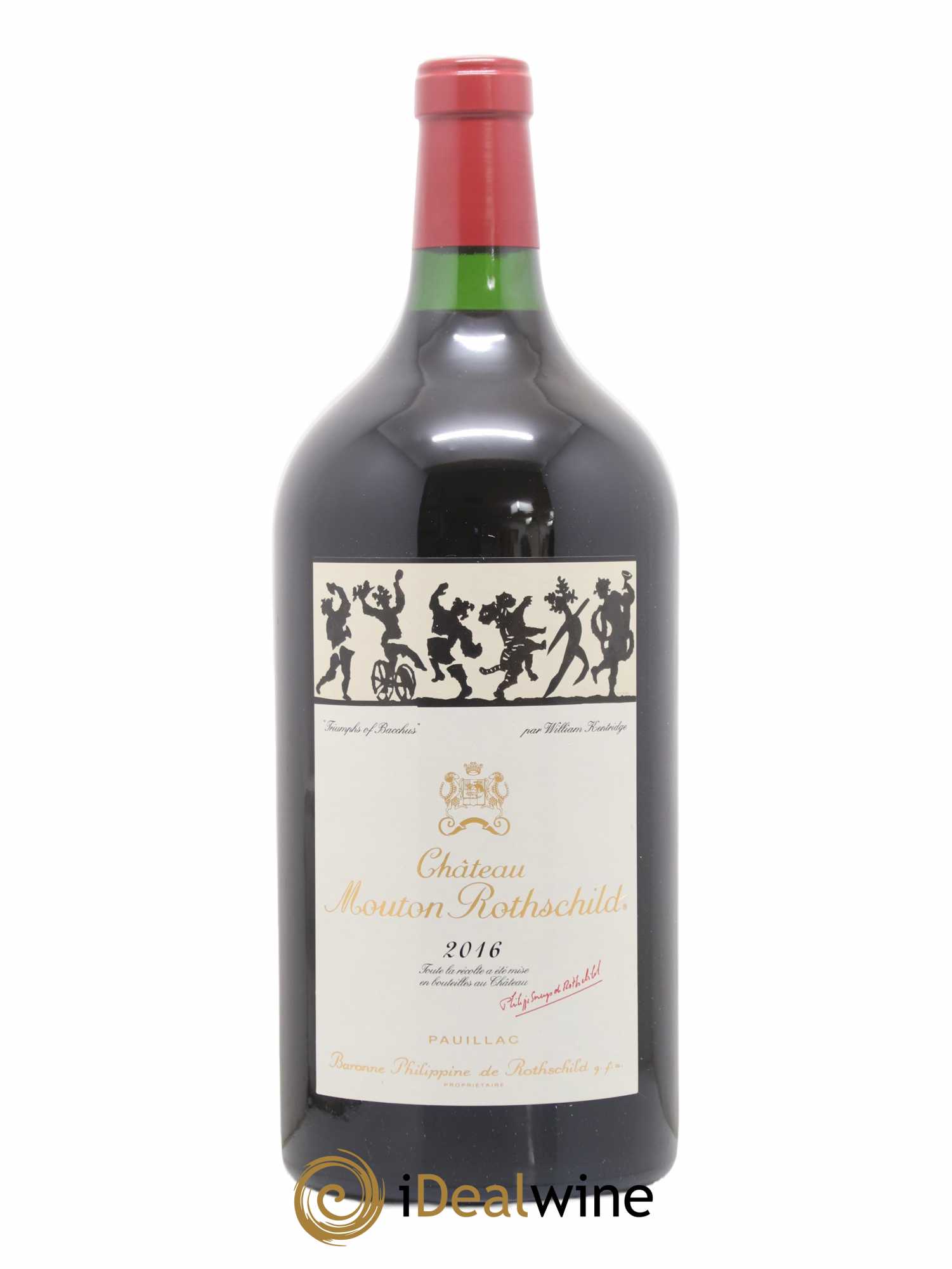 Château Mouton Rothschild 1er Grand Cru Classé 2016 - Lot de 1 double magnum - 0