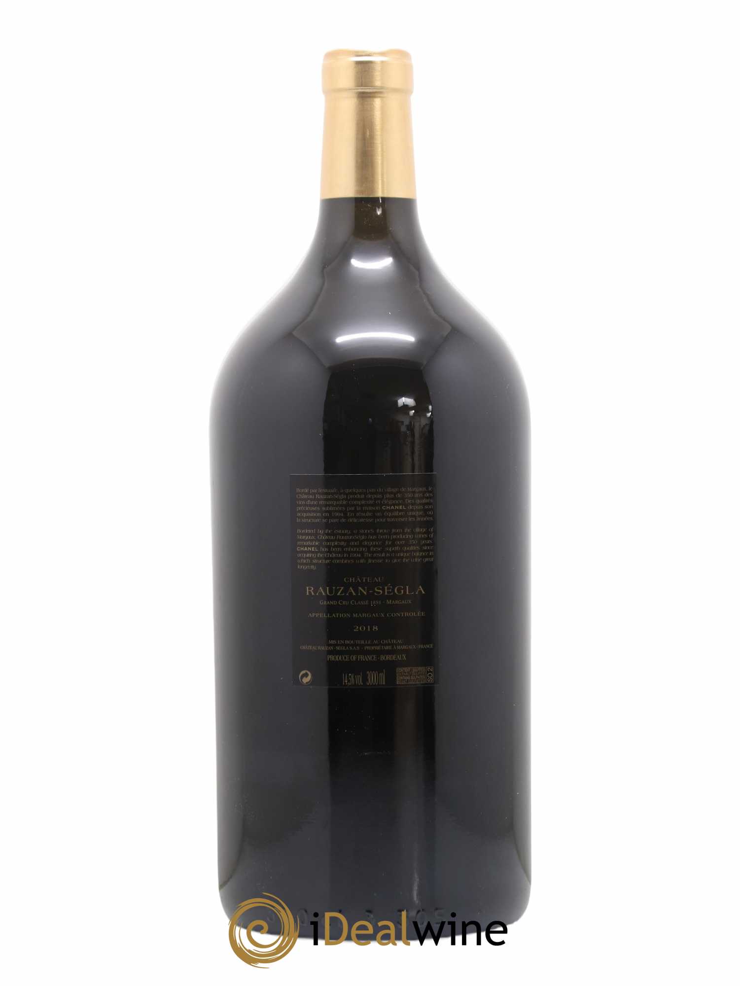 Château Rauzan Ségla Grand Cru Classé 2018 - Lot de 1 double magnum - 1
