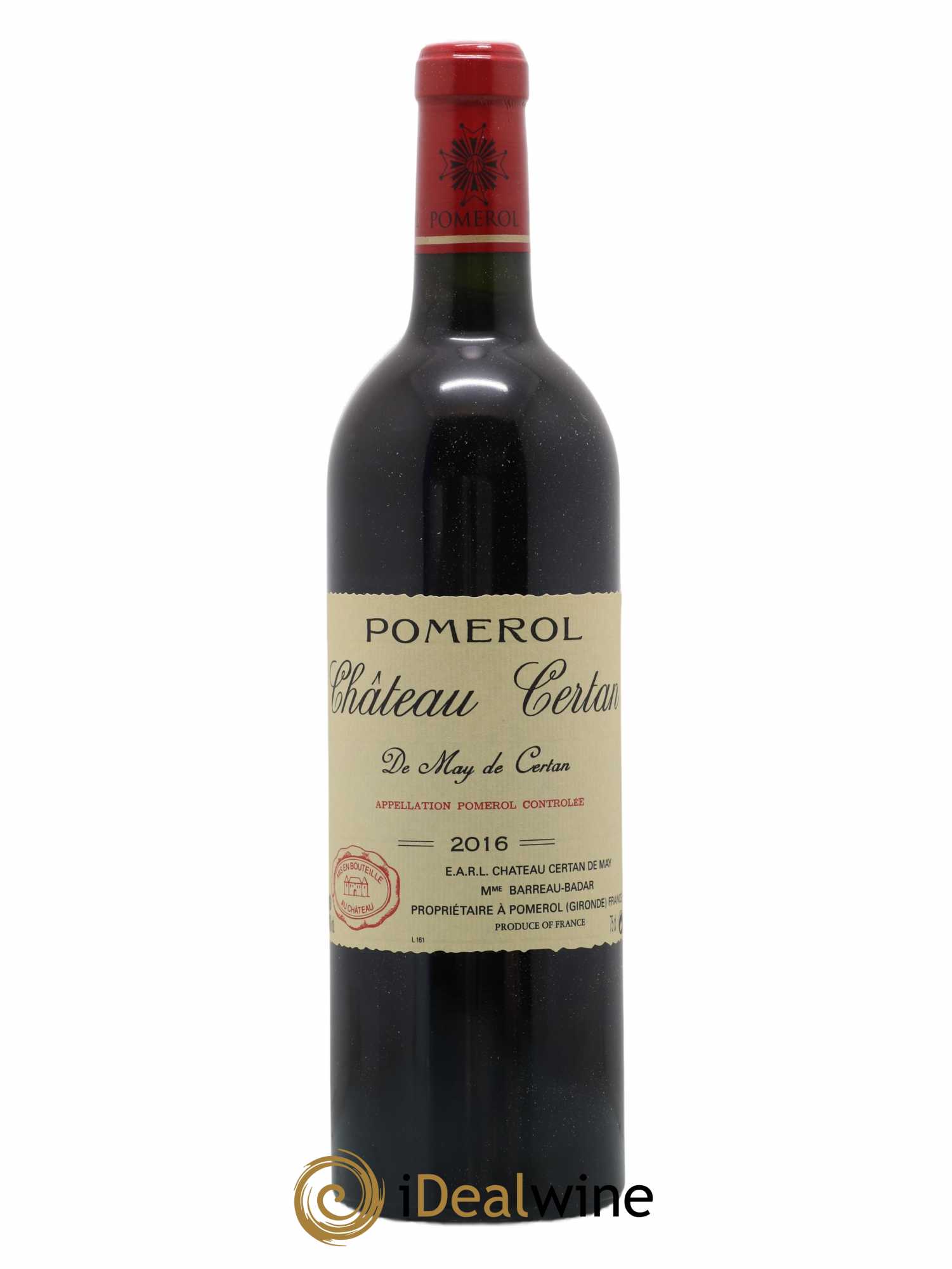 Château Certan de May 2016 - Lot de 1 bouteille - 0