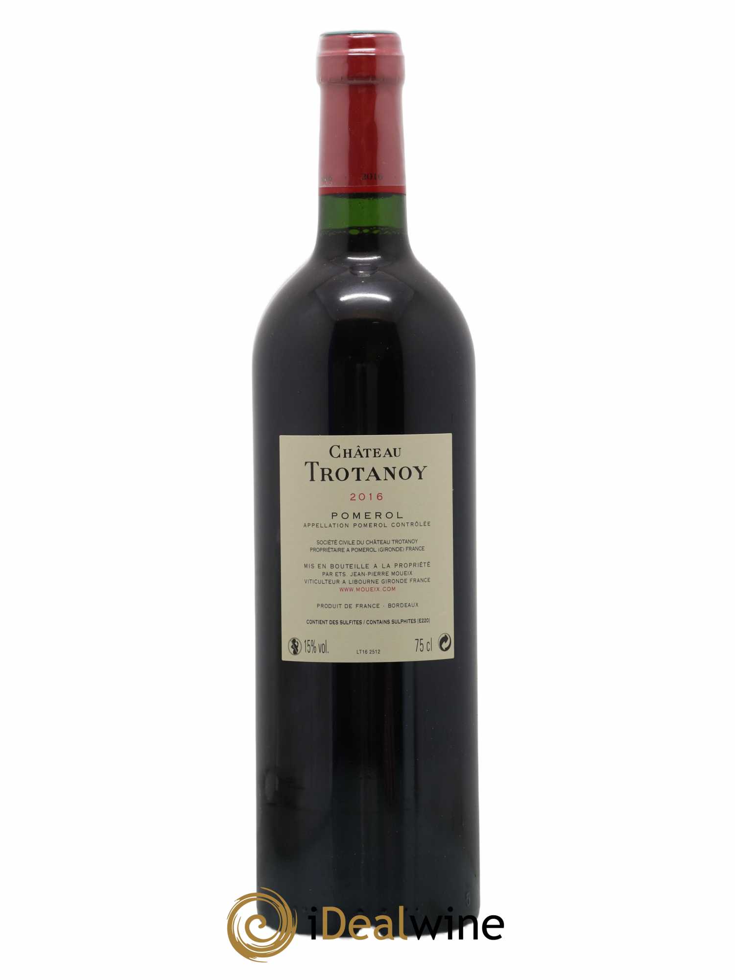 Château Trotanoy 2016 - Lot de 1 bouteille - 1