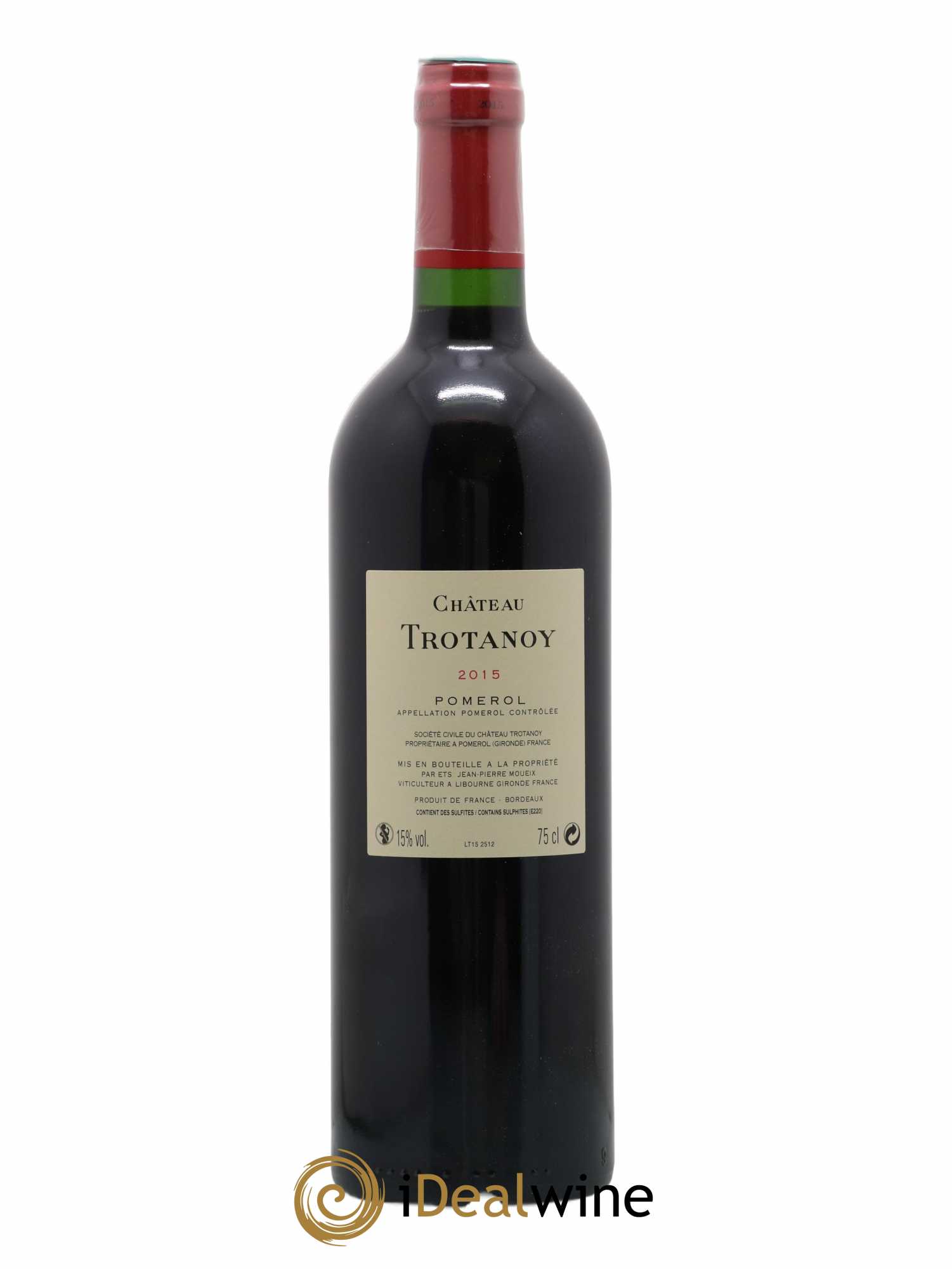 Château Trotanoy 2015 - Lot de 1 bouteille - 1