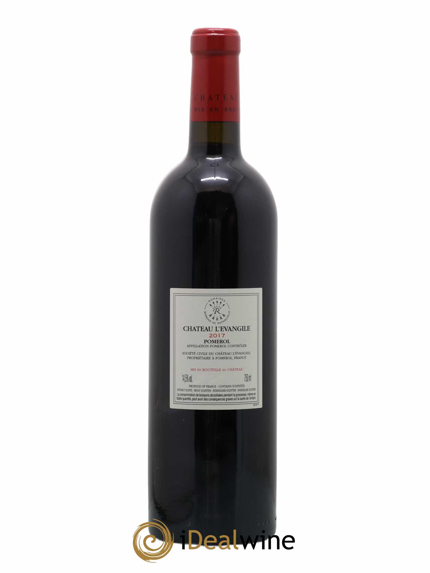 Château l' Évangile 2017 - Lot de 1 bouteille - 1