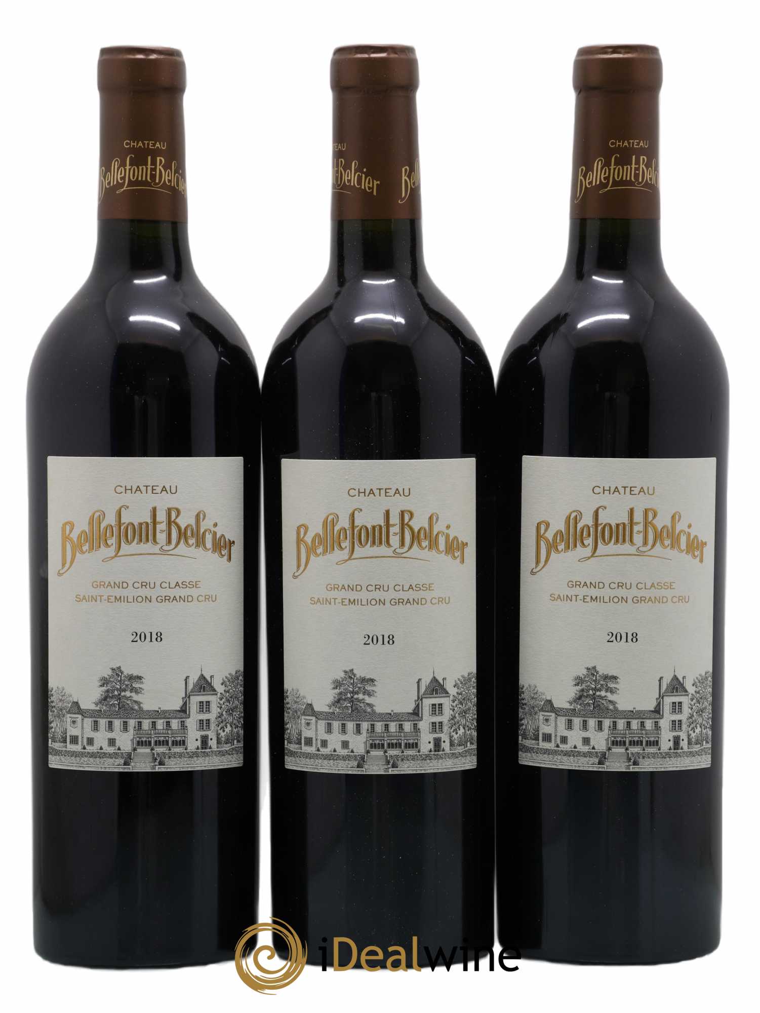 Château Bellefont-Belcier Grand Cru Classé 2018 - Lot de 6 bouteilles - 1