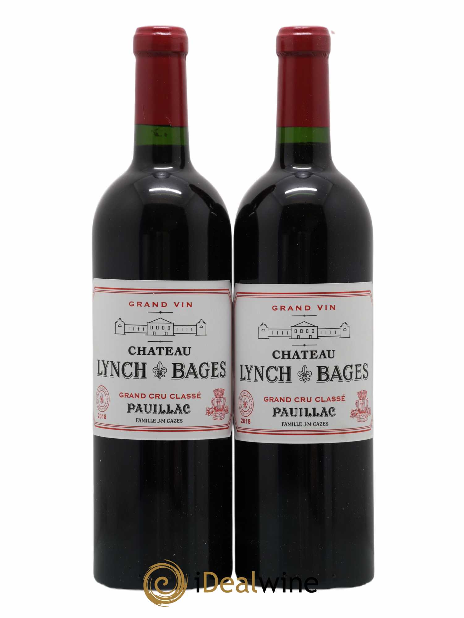 Château Lynch Bages 5ème Grand Cru Classé 2018 - Lot de 2 bouteilles - 0