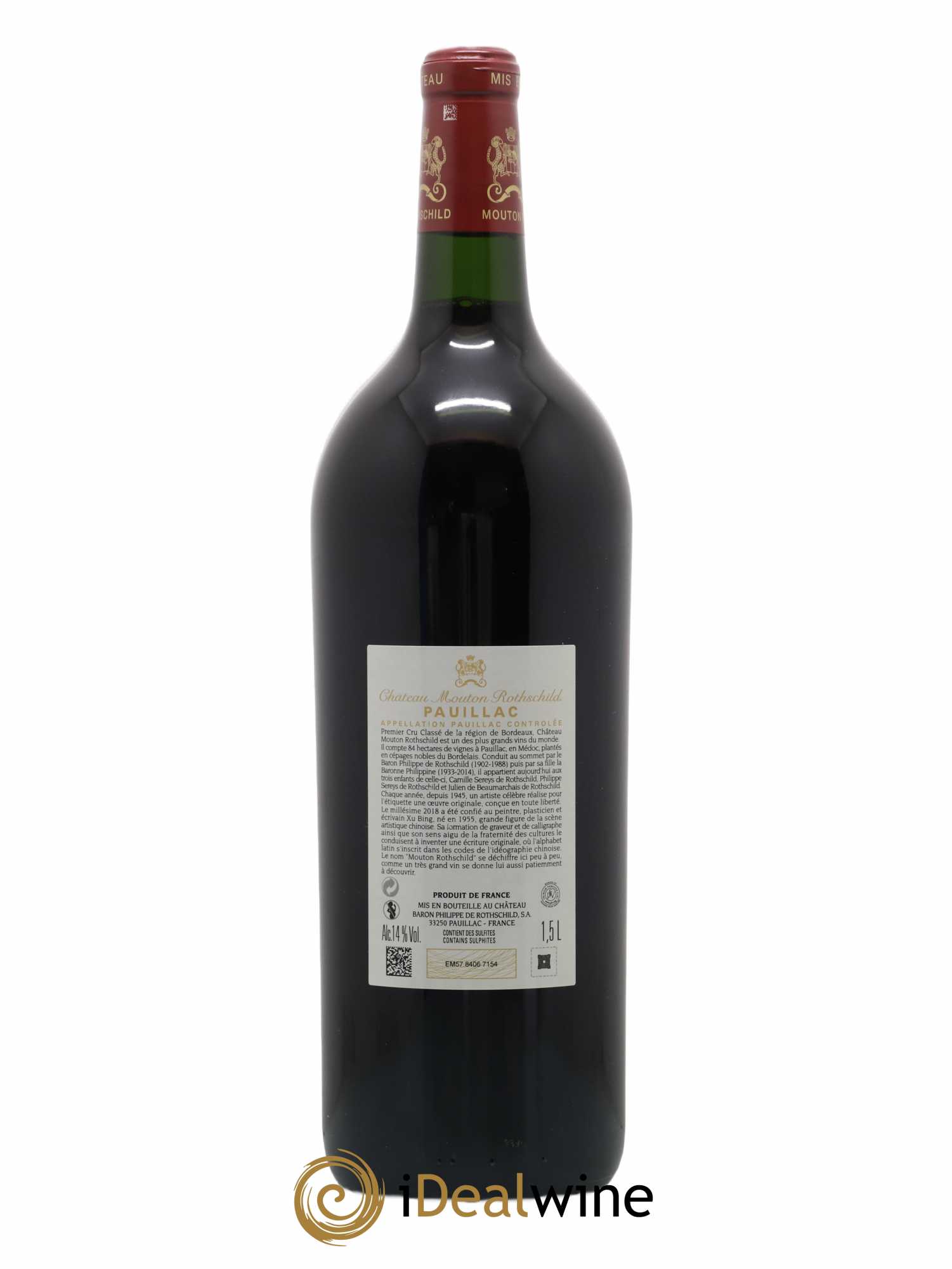Château Mouton Rothschild 1er Grand Cru Classé 2018 - Lot of 1 magnum - 1