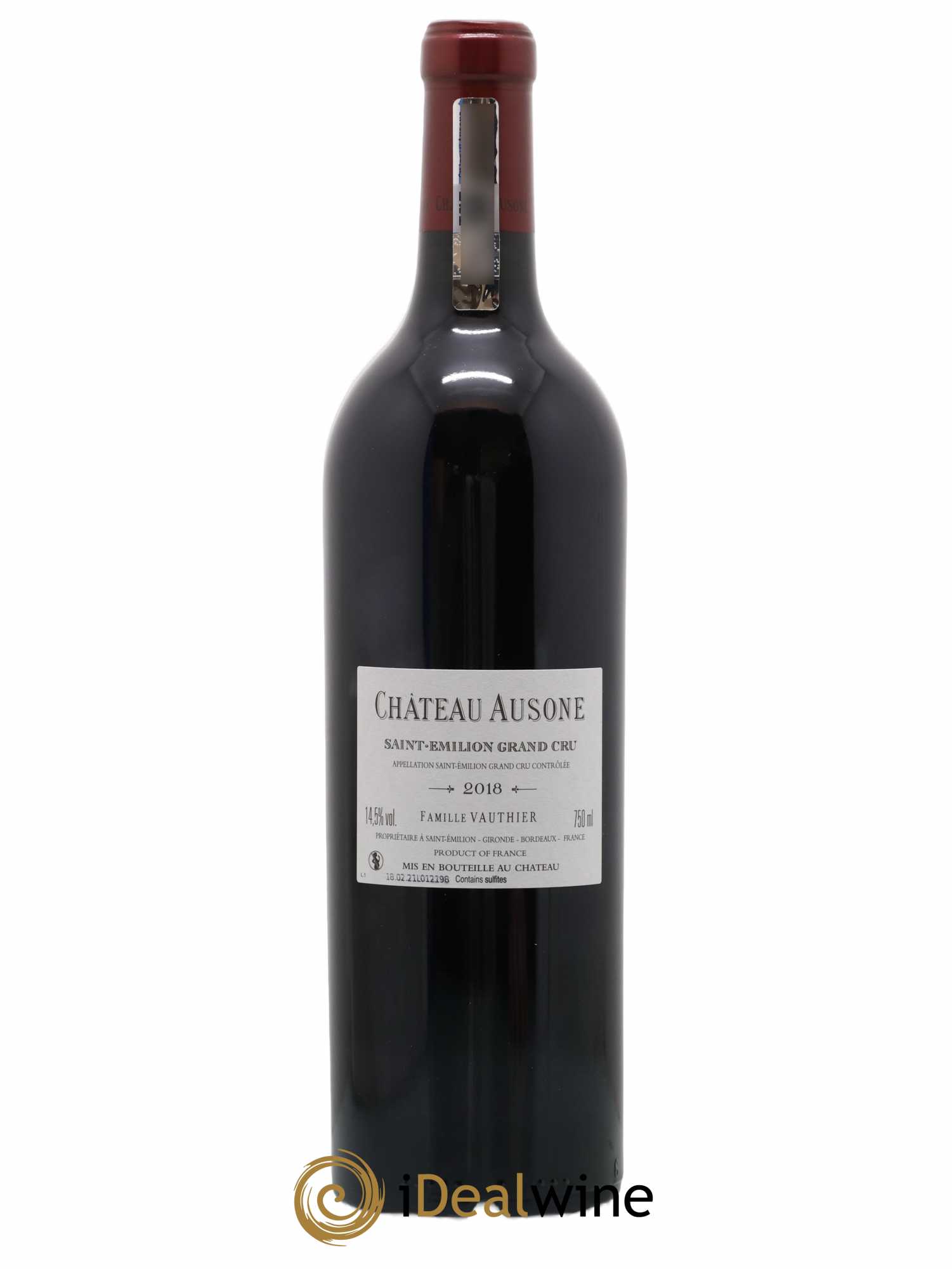 Château Ausone 1er Grand Cru Classé A 2018 - Lot de 1 bouteille - 1