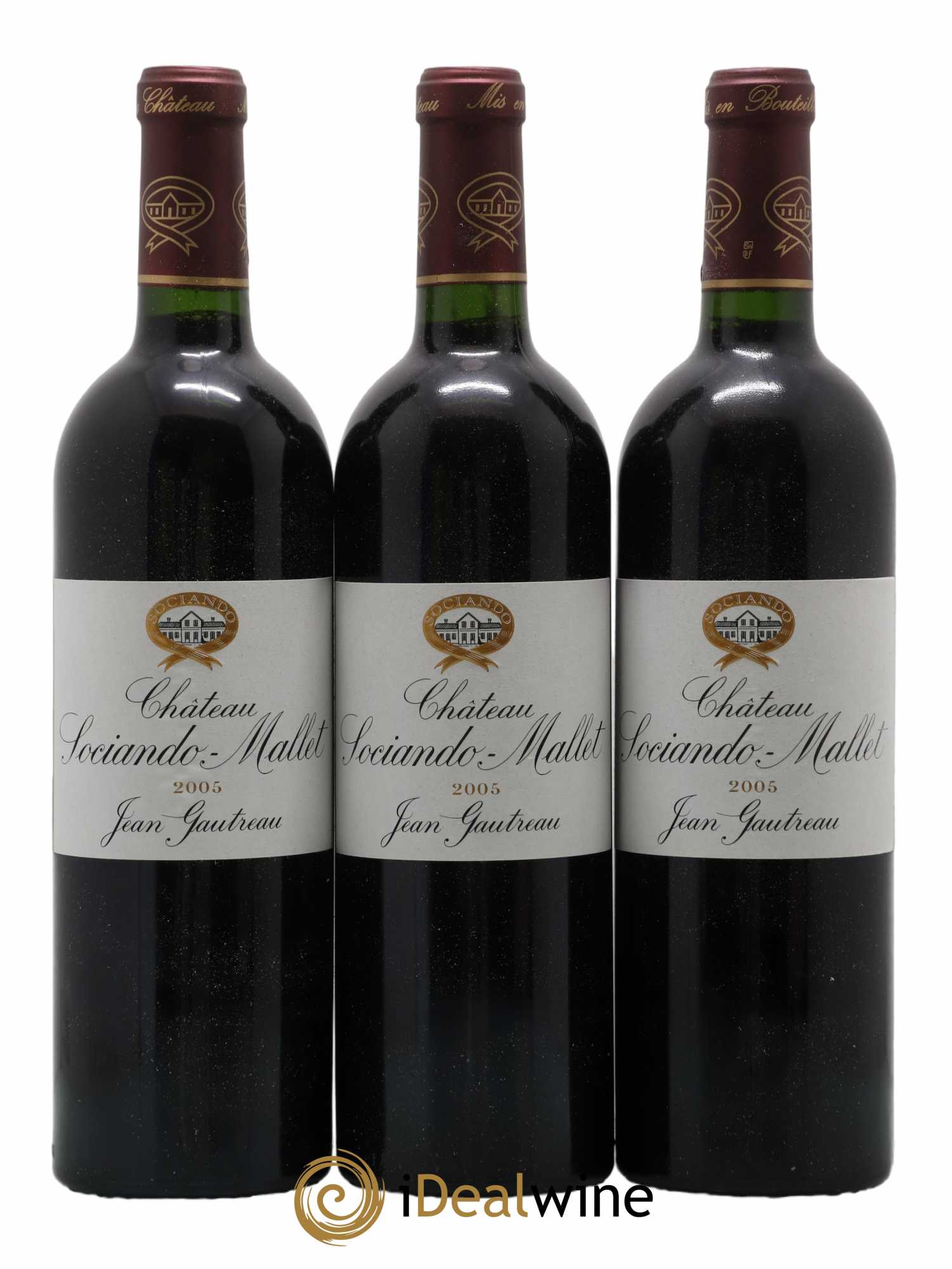 Château Sociando Mallet 2005 - Lot de 6 bouteilles - 1