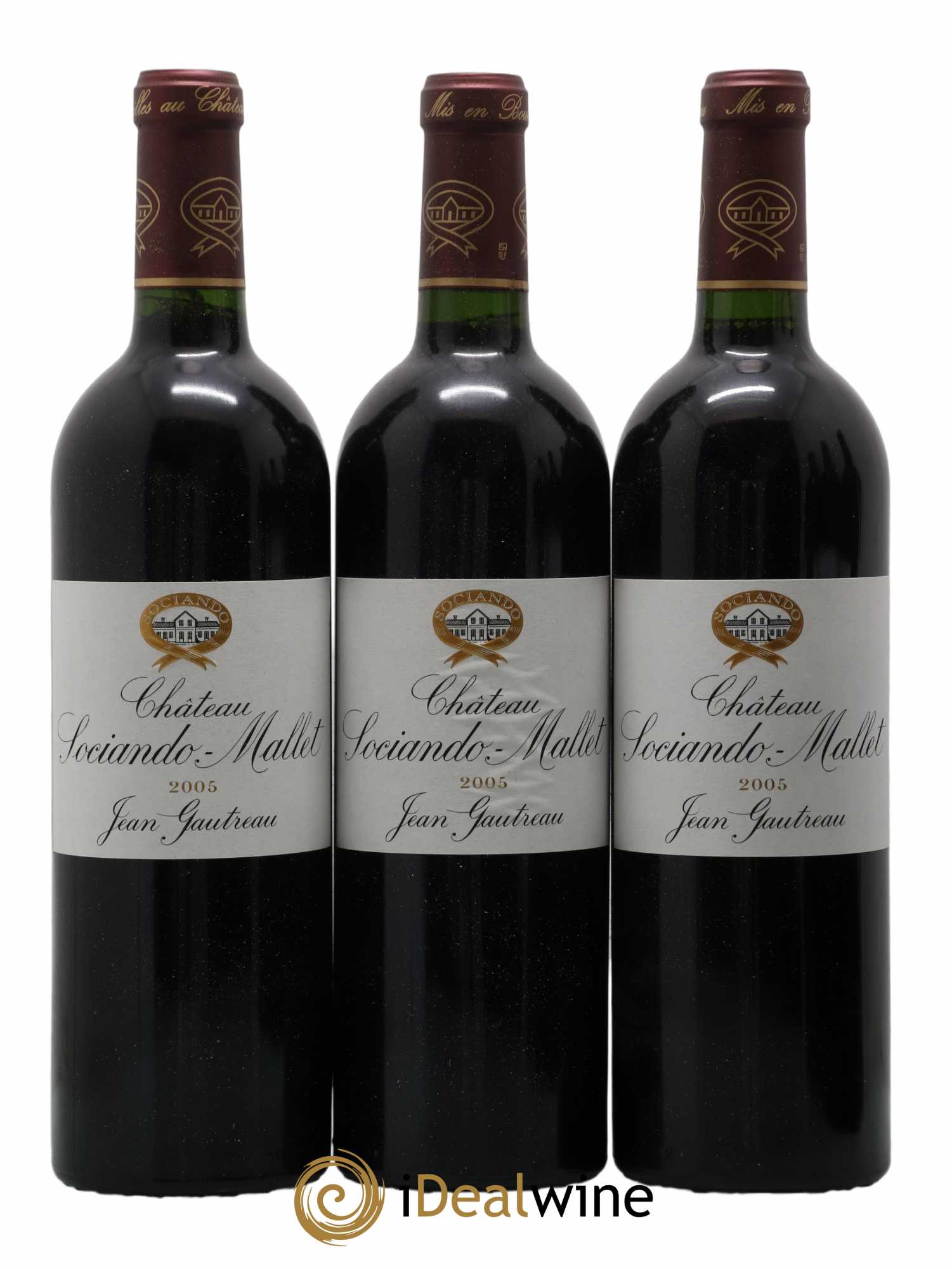Château Sociando Mallet 2005 - Lot de 6 bouteilles - 2