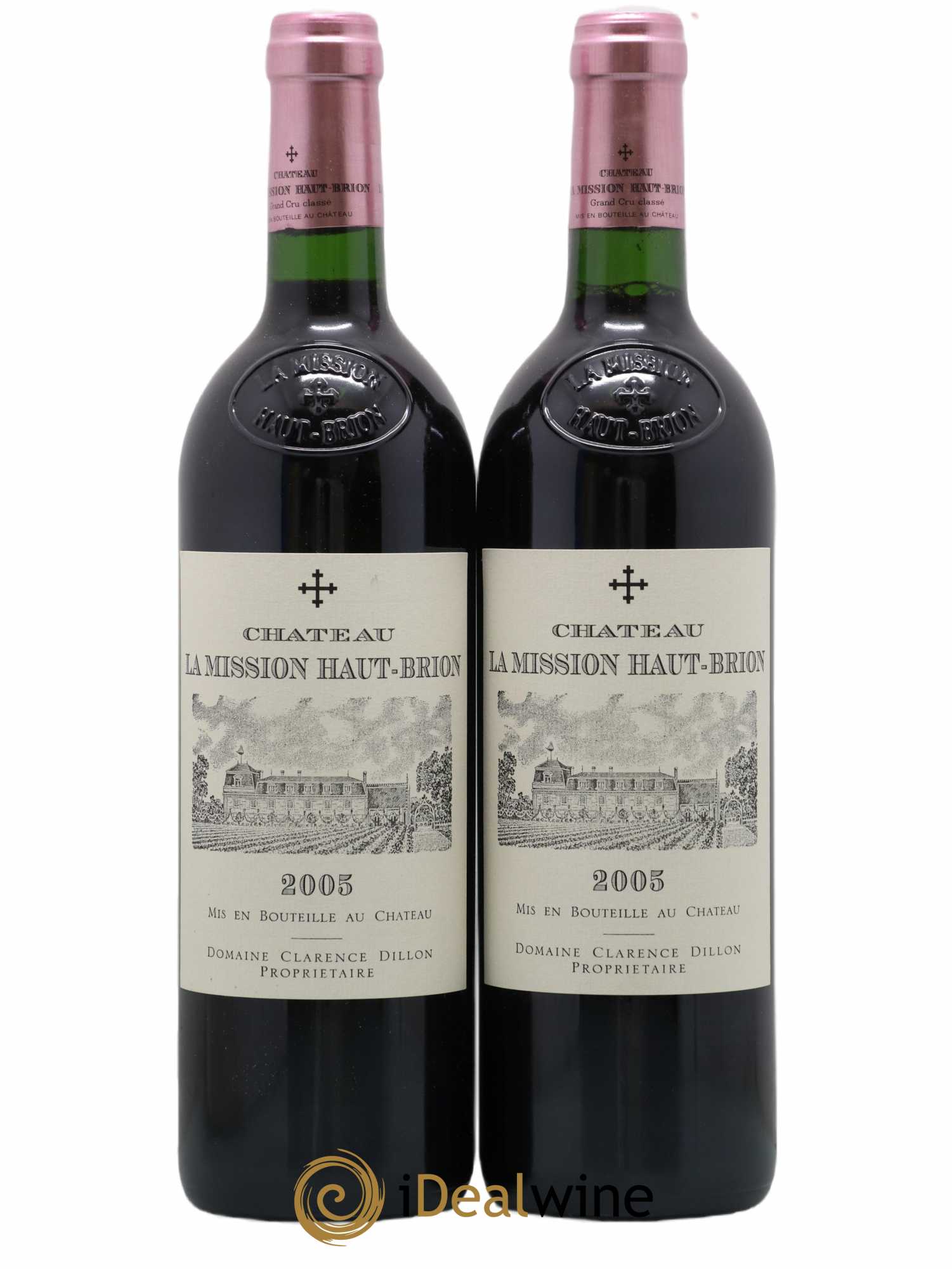 Château la Mission Haut-Brion Cru Classé de Graves 2005 - Lot de 2 bouteilles - 0