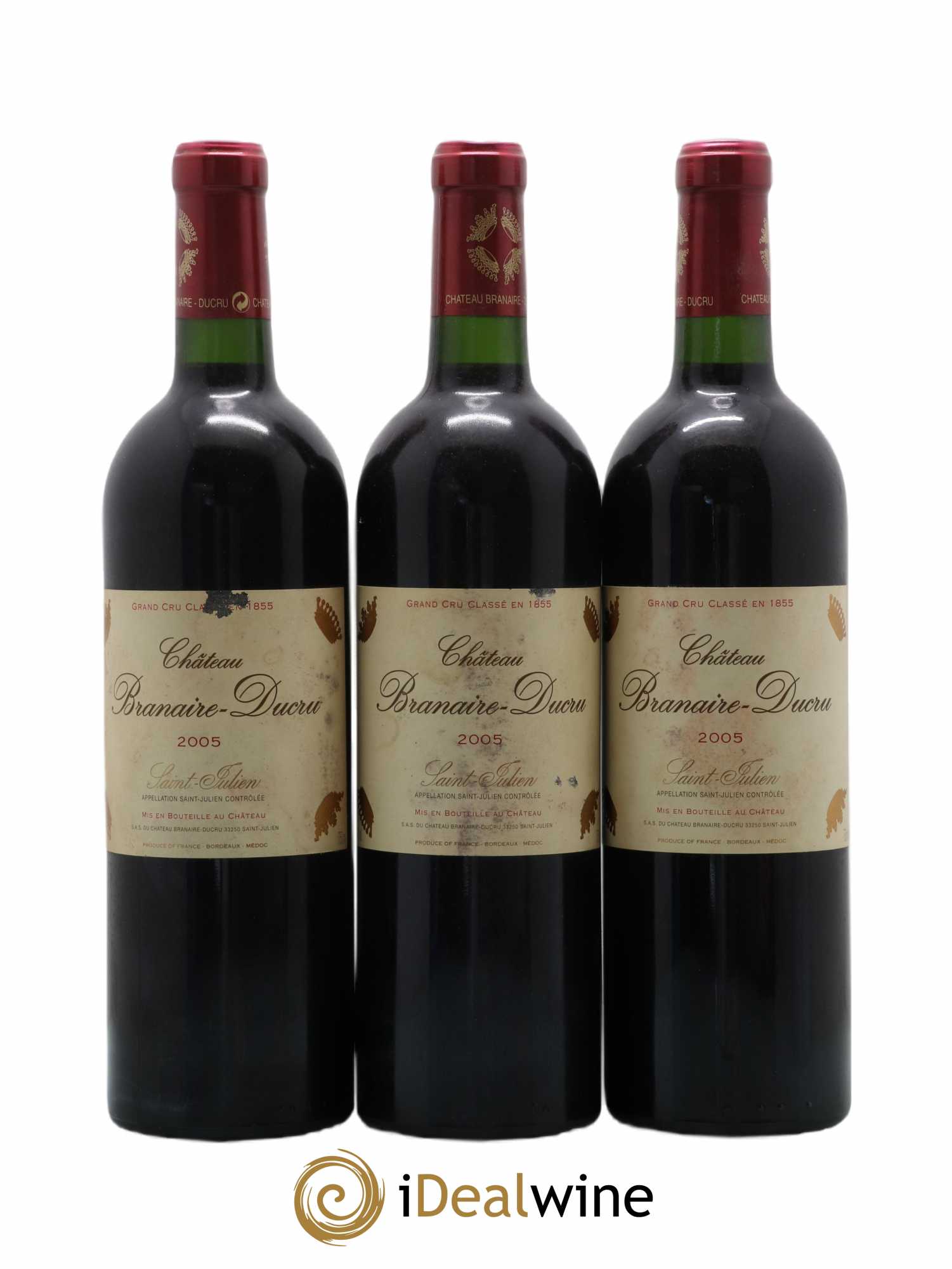 Château Branaire Ducru 4ème Grand Cru Classé 2005 - Lot de 6 bouteilles - 1