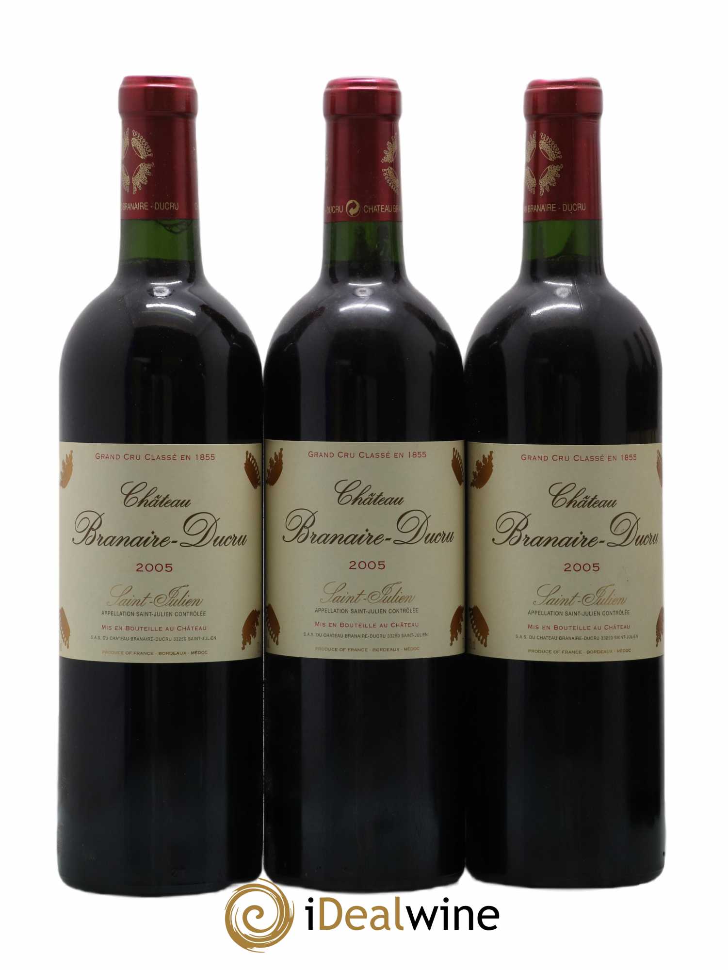 Château Branaire Ducru 4ème Grand Cru Classé 2005 - Lot de 6 bouteilles - 2
