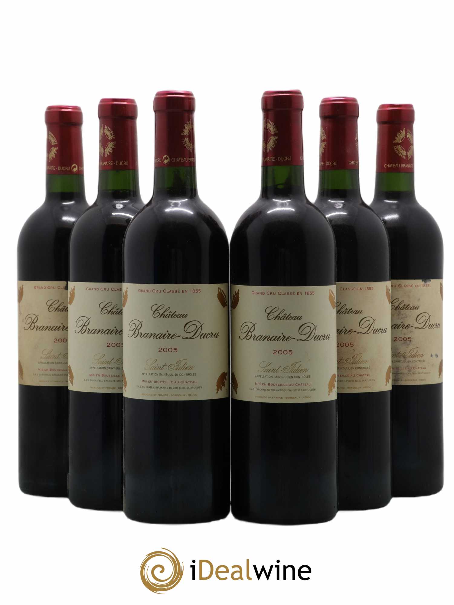 Château Branaire Ducru 4ème Grand Cru Classé 2005 - Lot de 6 bouteilles - 0
