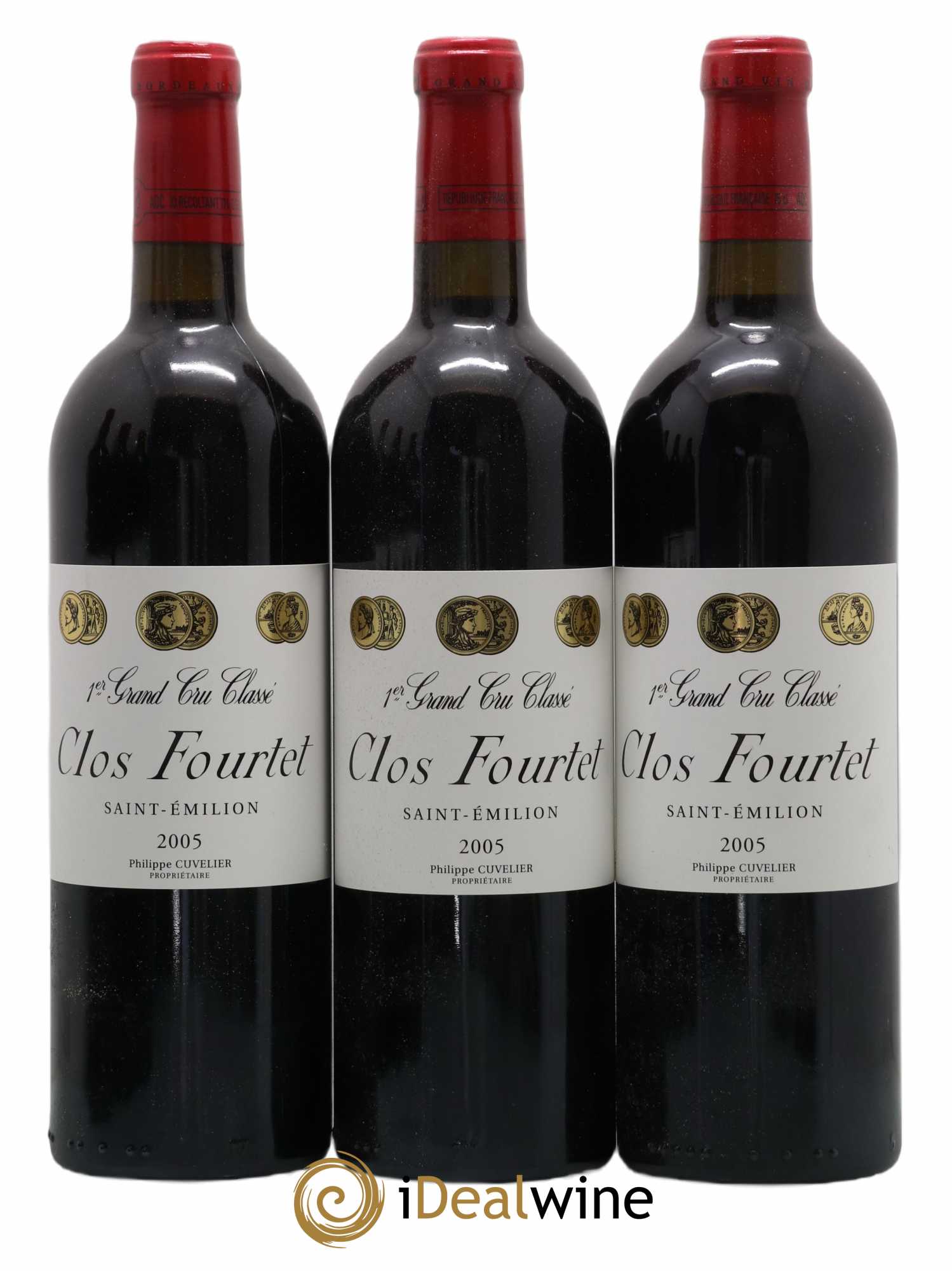 Clos Fourtet 1er Grand Cru Classé B 2005 - Lot de 6 bouteilles - 3
