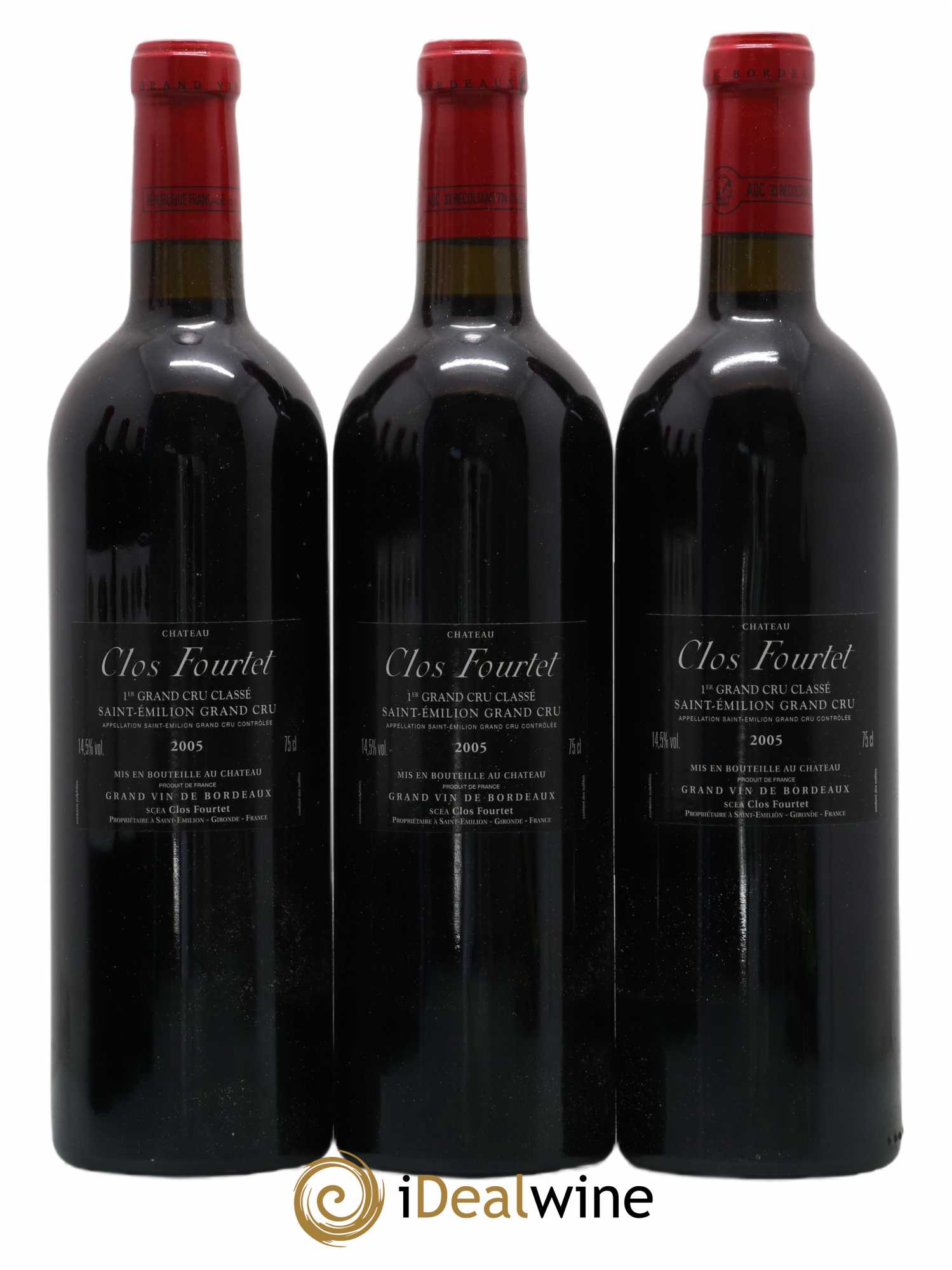 Clos Fourtet 1er Grand Cru Classé B 2005 - Lot de 6 bouteilles - 4