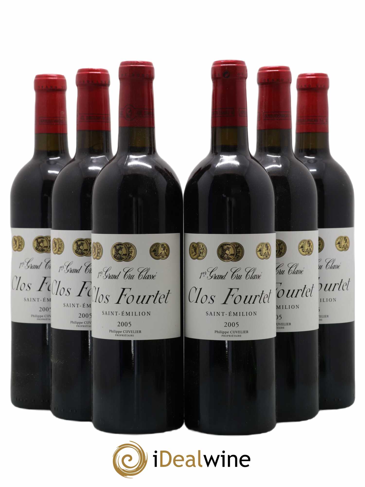 Clos Fourtet 1er Grand Cru Classé B 2005 - Lot de 6 bouteilles - 0