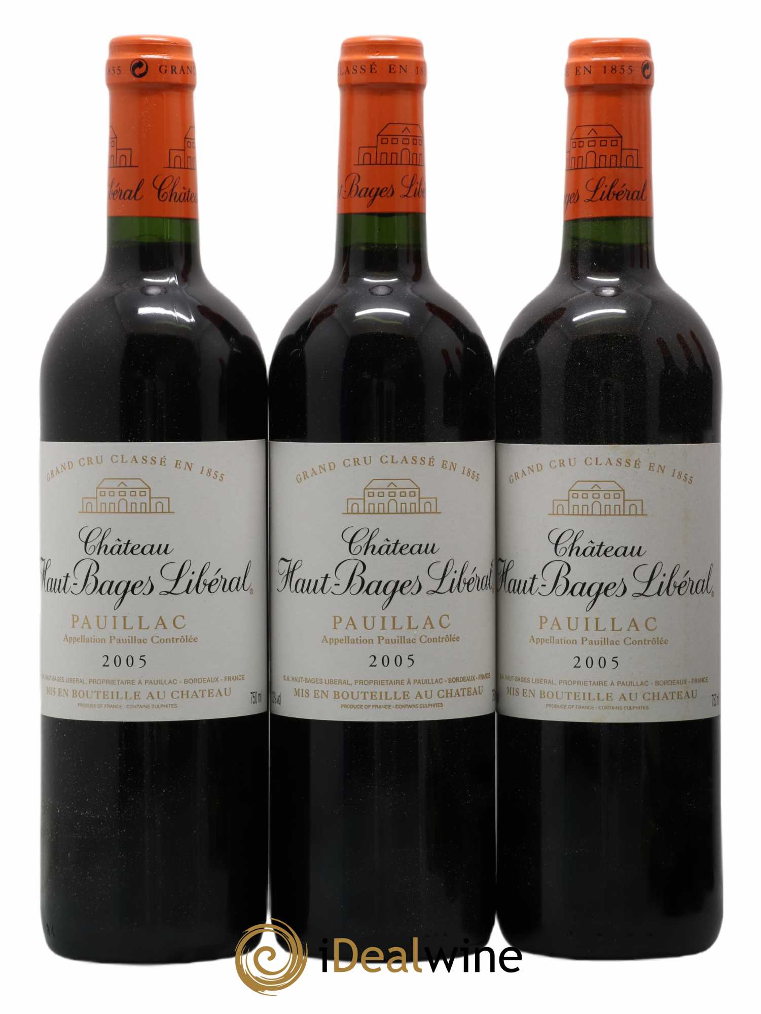 Château Haut Bages Libéral 5ème Grand Cru Classé 2005 - Lot de 6 bouteilles - 1