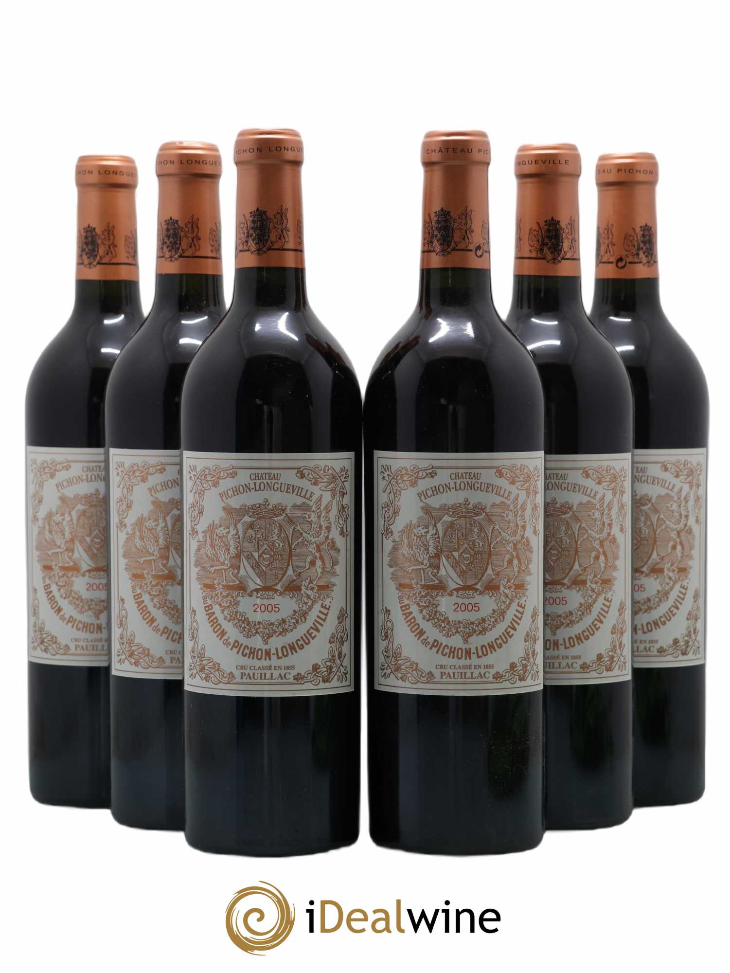 Pichon Longueville Baron 2ème Grand Cru Classé 2005 - Lot de 6 bouteilles - 0