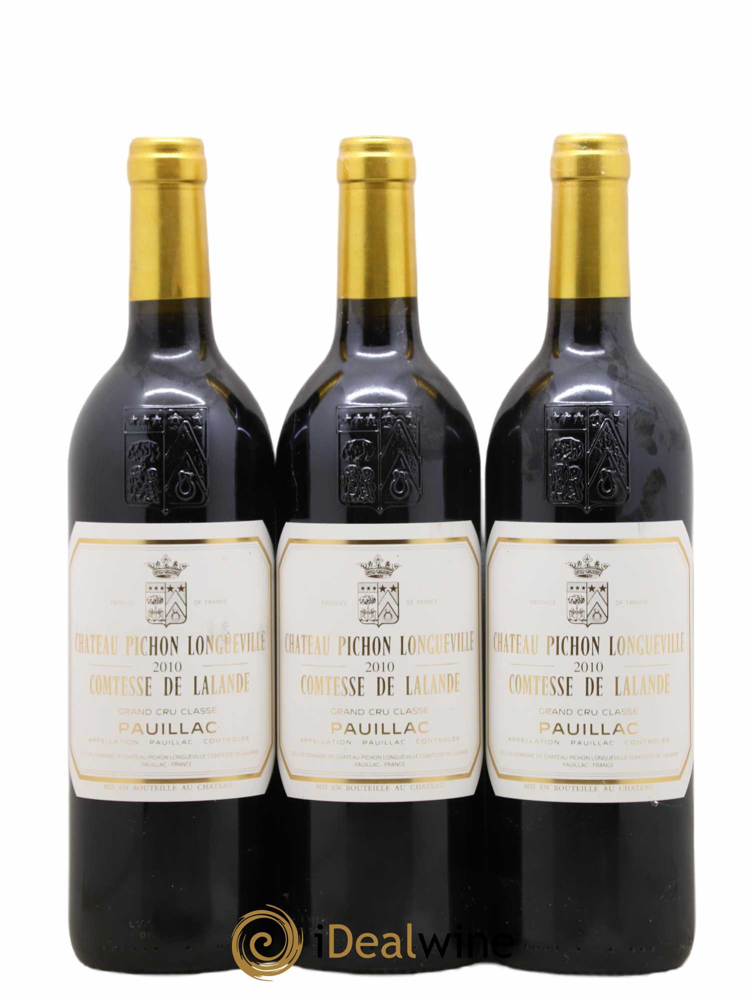 Château Pichon Longueville Comtesse de Lalande 2ème Grand Cru Classé 2010 - Lot de 3 bouteilles - 0