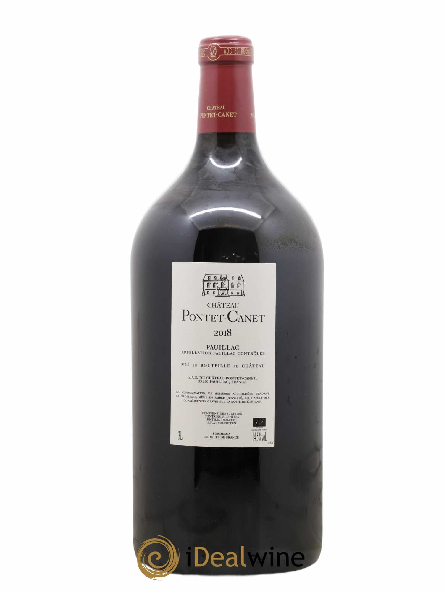 Château Pontet Canet 5ème Grand Cru Classé 2018 - Lot de 1 double magnum - 1