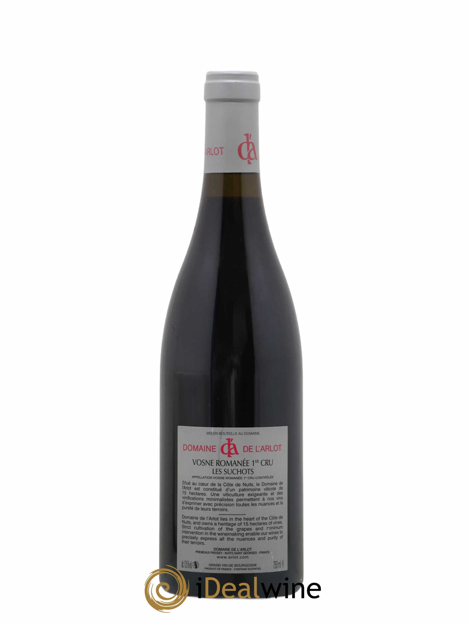 Vosne-Romanée 1er Cru Les Suchots Domaine de l'Arlot 2015 - Lot de 1 bouteille - 1