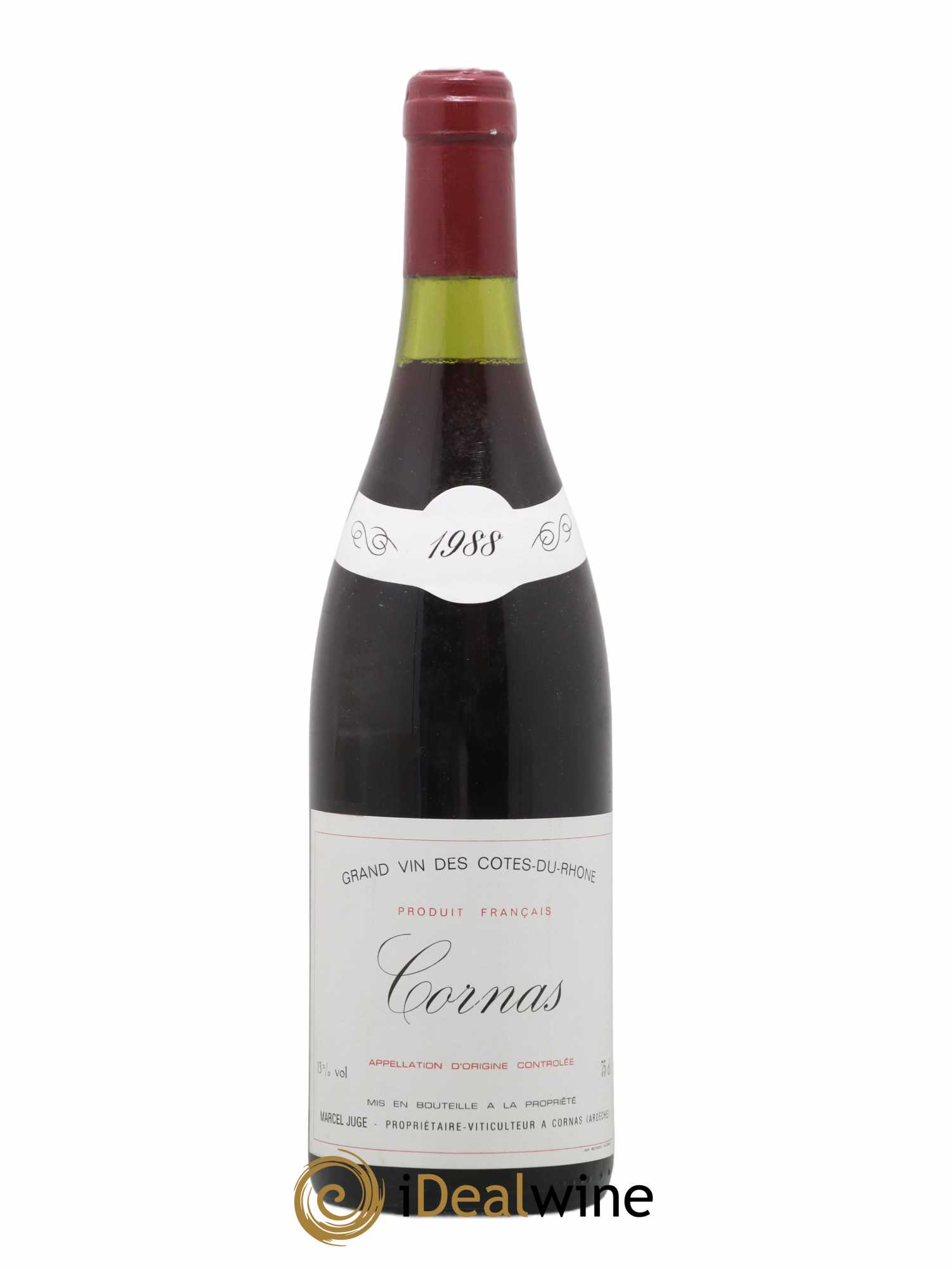 Cornas Marcel Juge 1988 - Lot de 1 bouteille - 0
