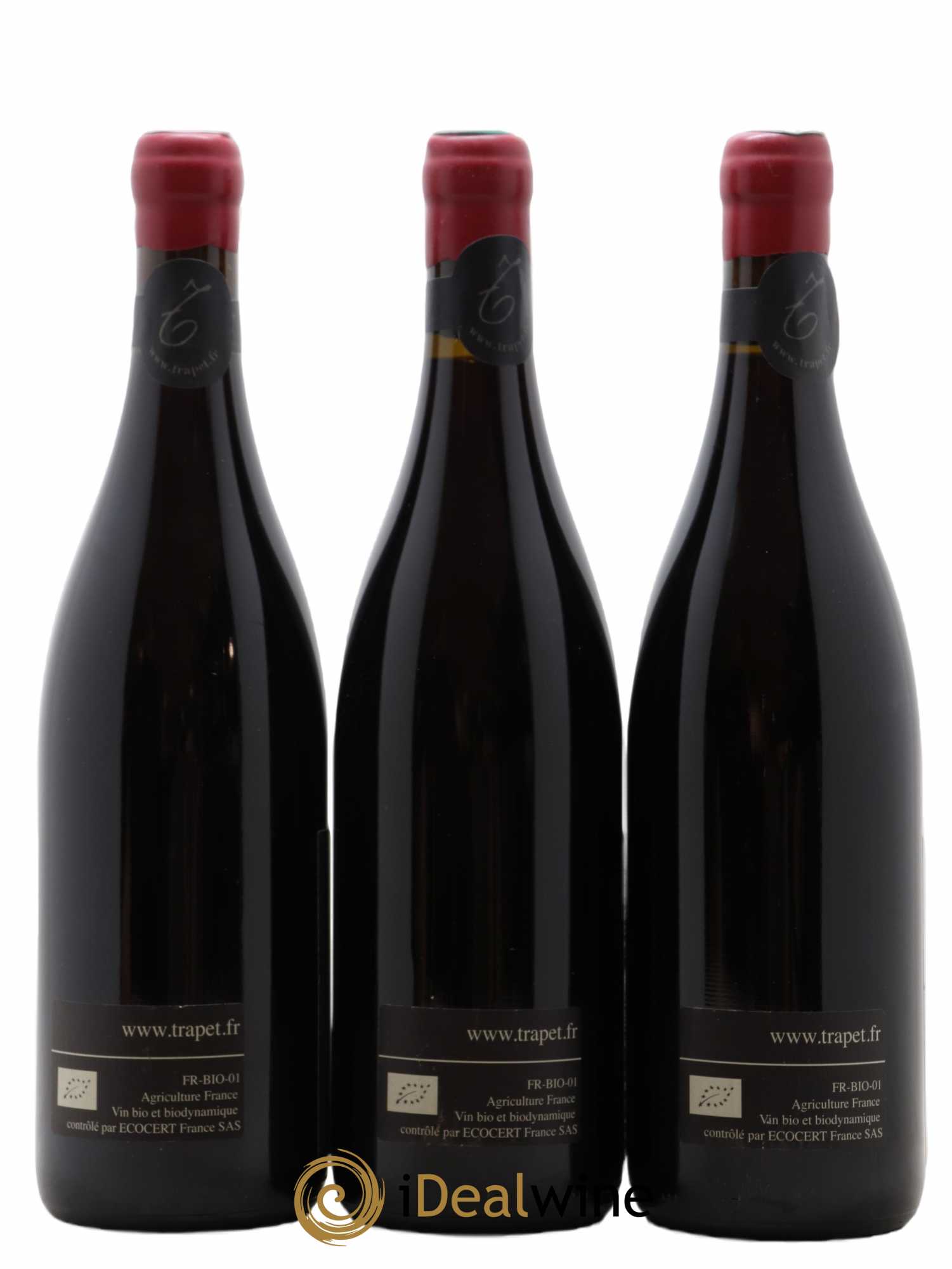 Latricières-Chambertin Grand Cru Domaine Trapet  (no reserve) 2018 - Lot of 3 bottles - 1