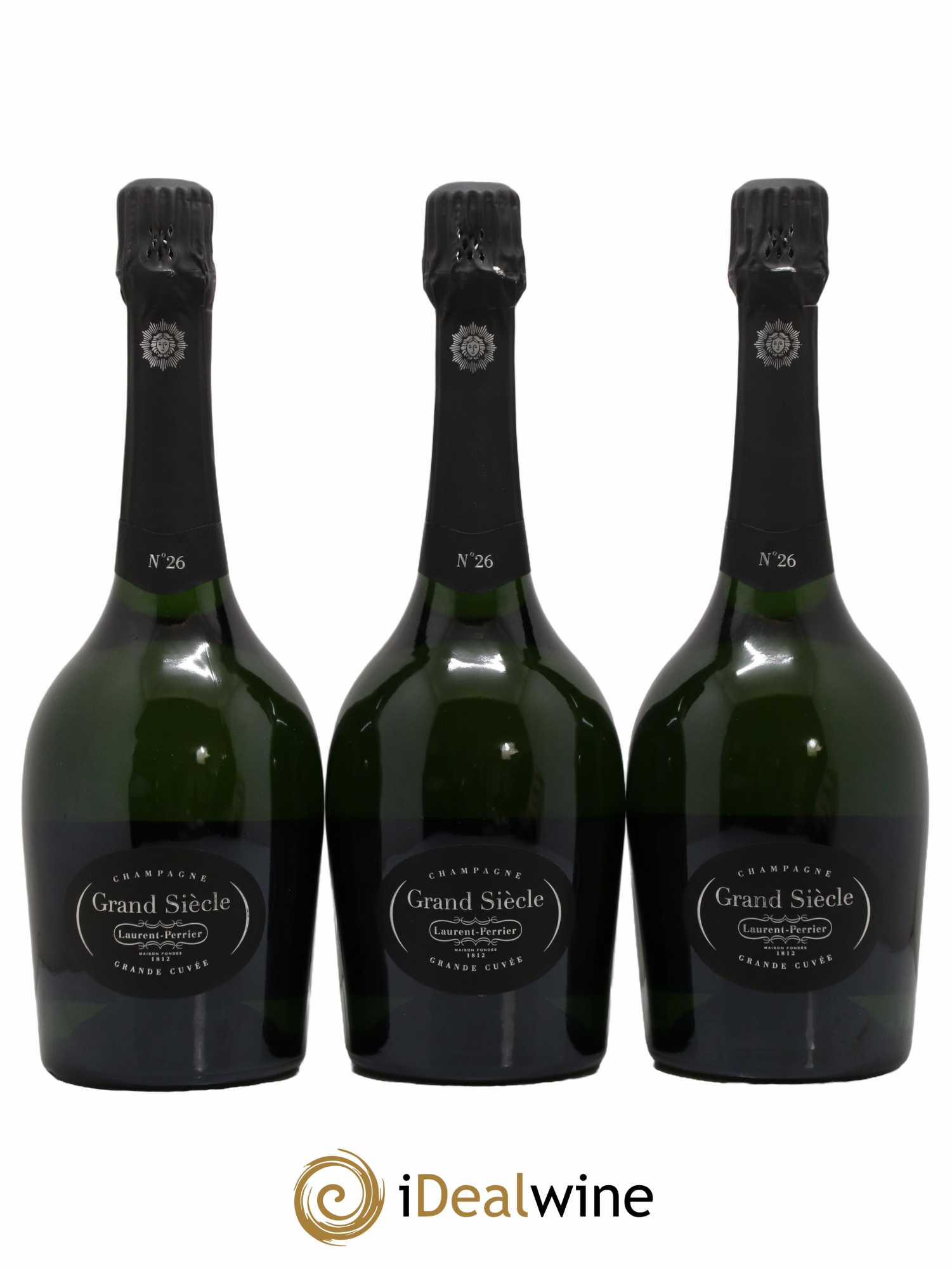 Grand Siècle Itération 26 Laurent Perrier - Lot de 3 bouteilles - 0