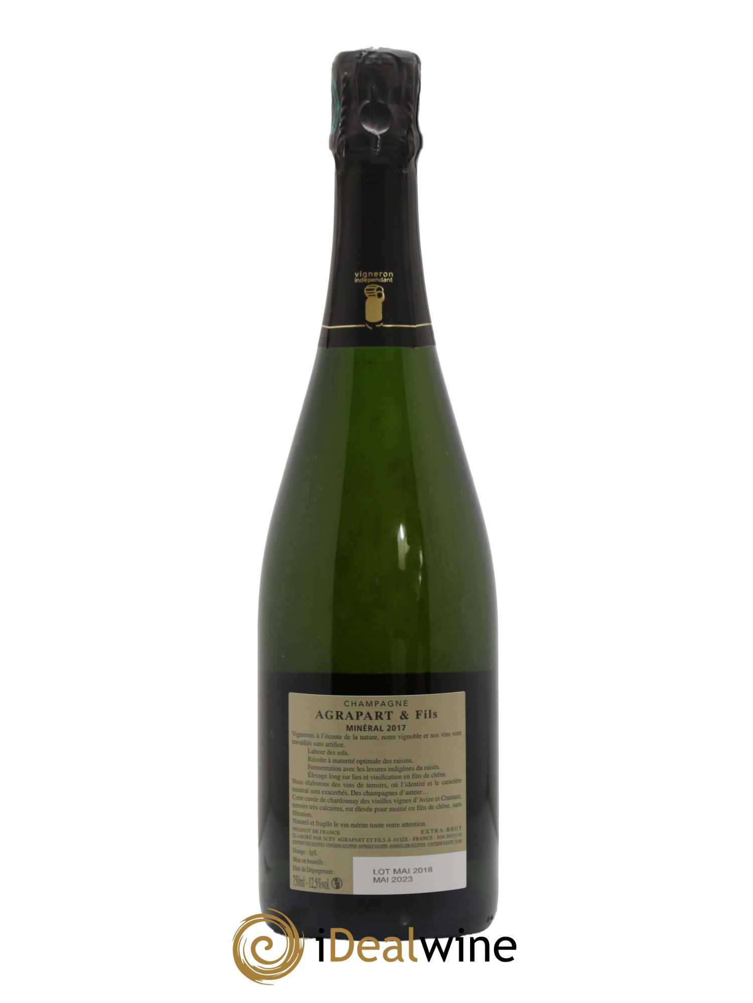 Minéral Blanc de Blancs Extra-Brut Agrapart & Fils 2017 - Lot de 1 bouteille - 1
