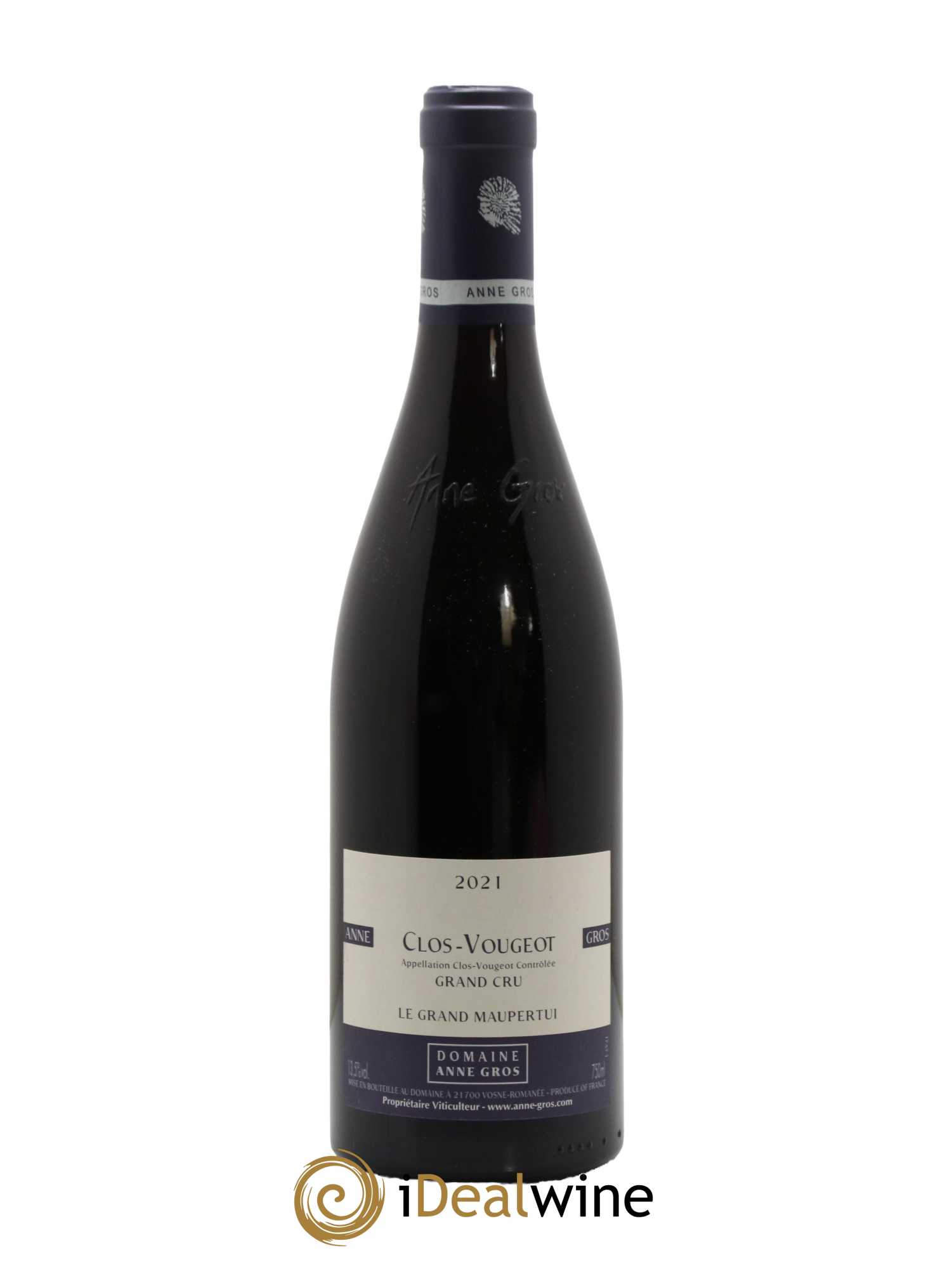 Clos de Vougeot Grand Cru Le Grand Maupertui Anne Gros 2021 - Lot de 1 bouteille - 0
