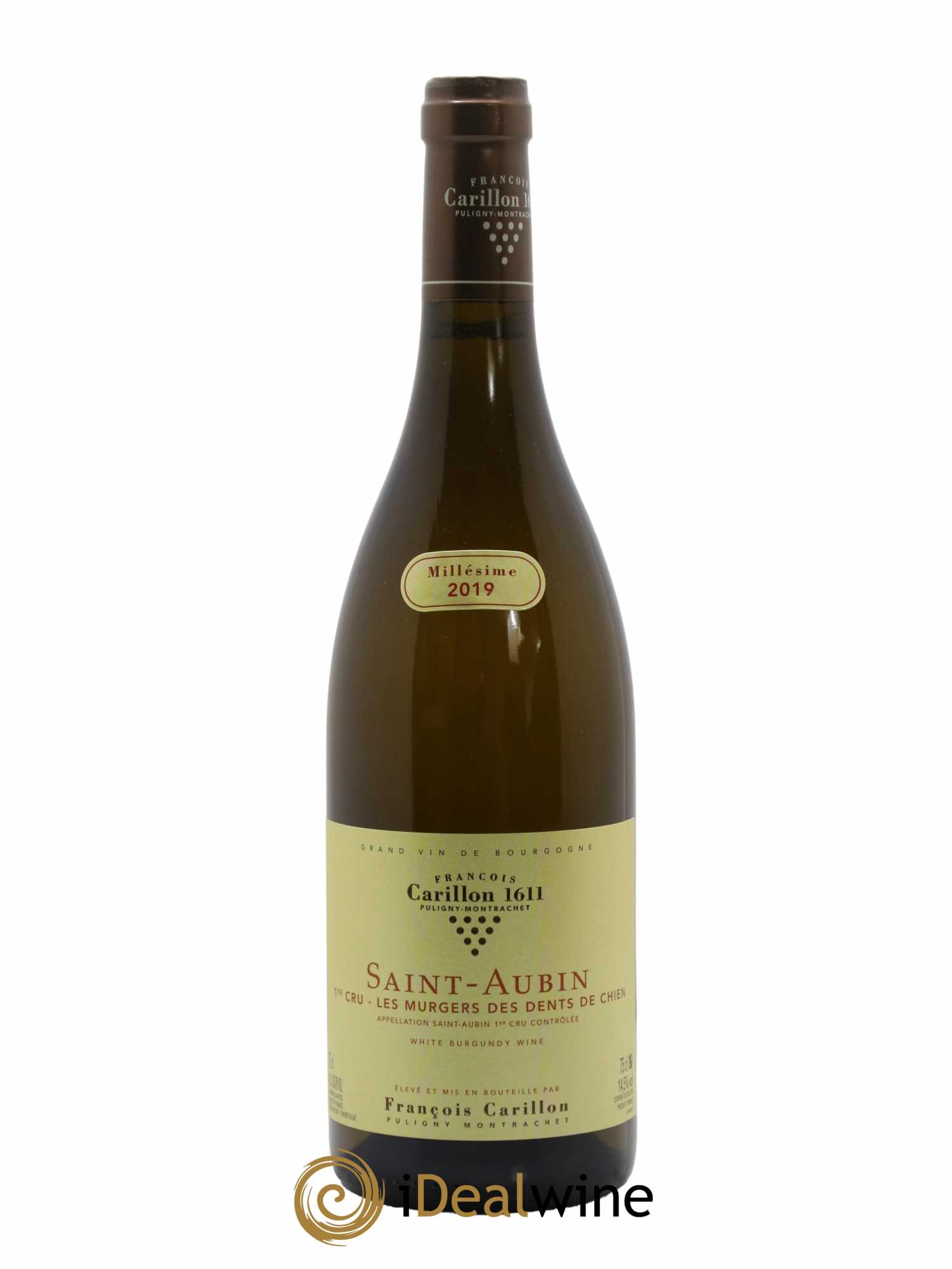 Saint-Aubin 1er Cru Murgers des Dents de Chien François Carillon 2019 - Lot de 1 bouteille - 0