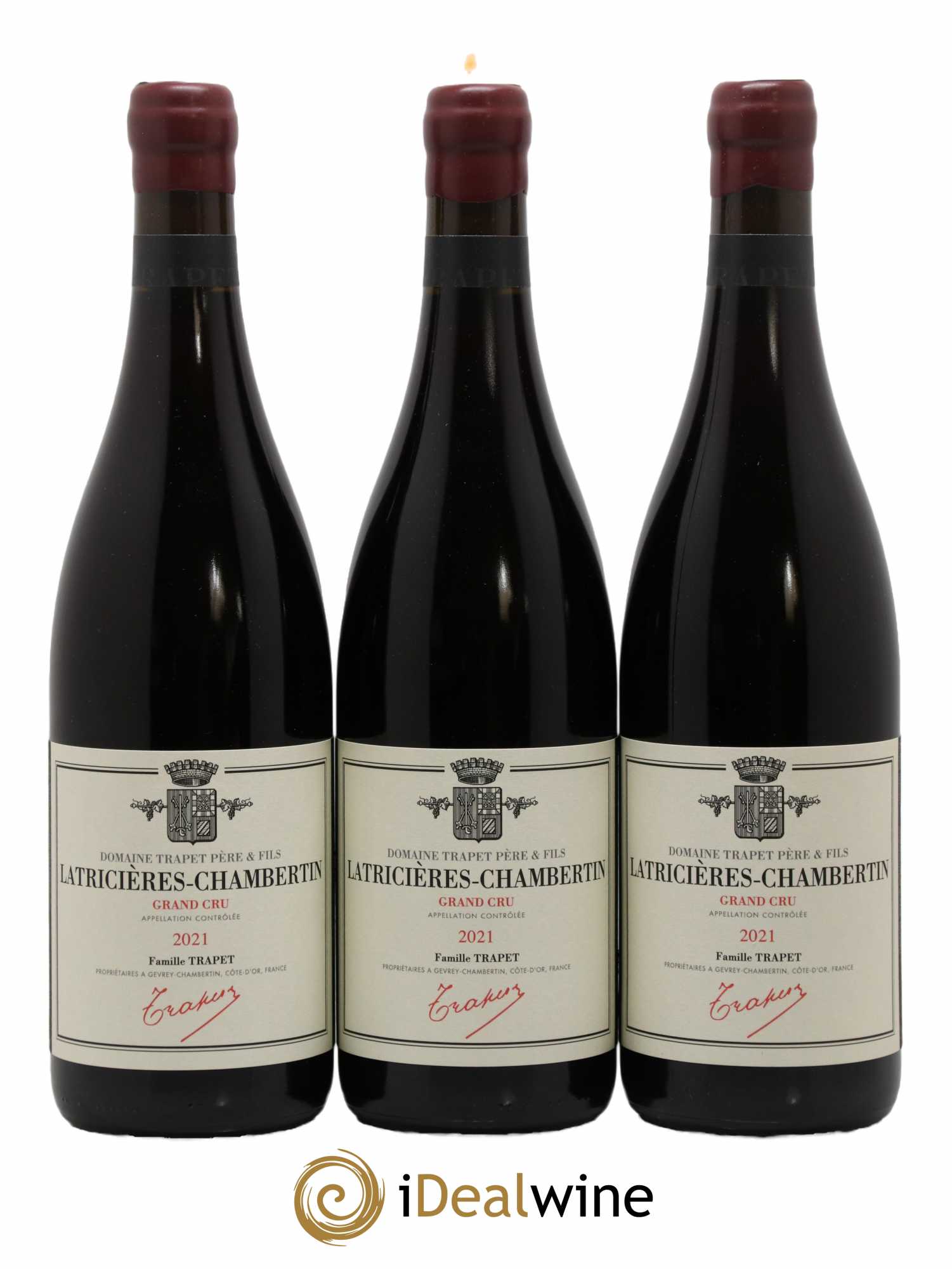 Latricières-Chambertin Grand Cru Domaine Trapet 2021 - Lot de 3 bouteilles - 0