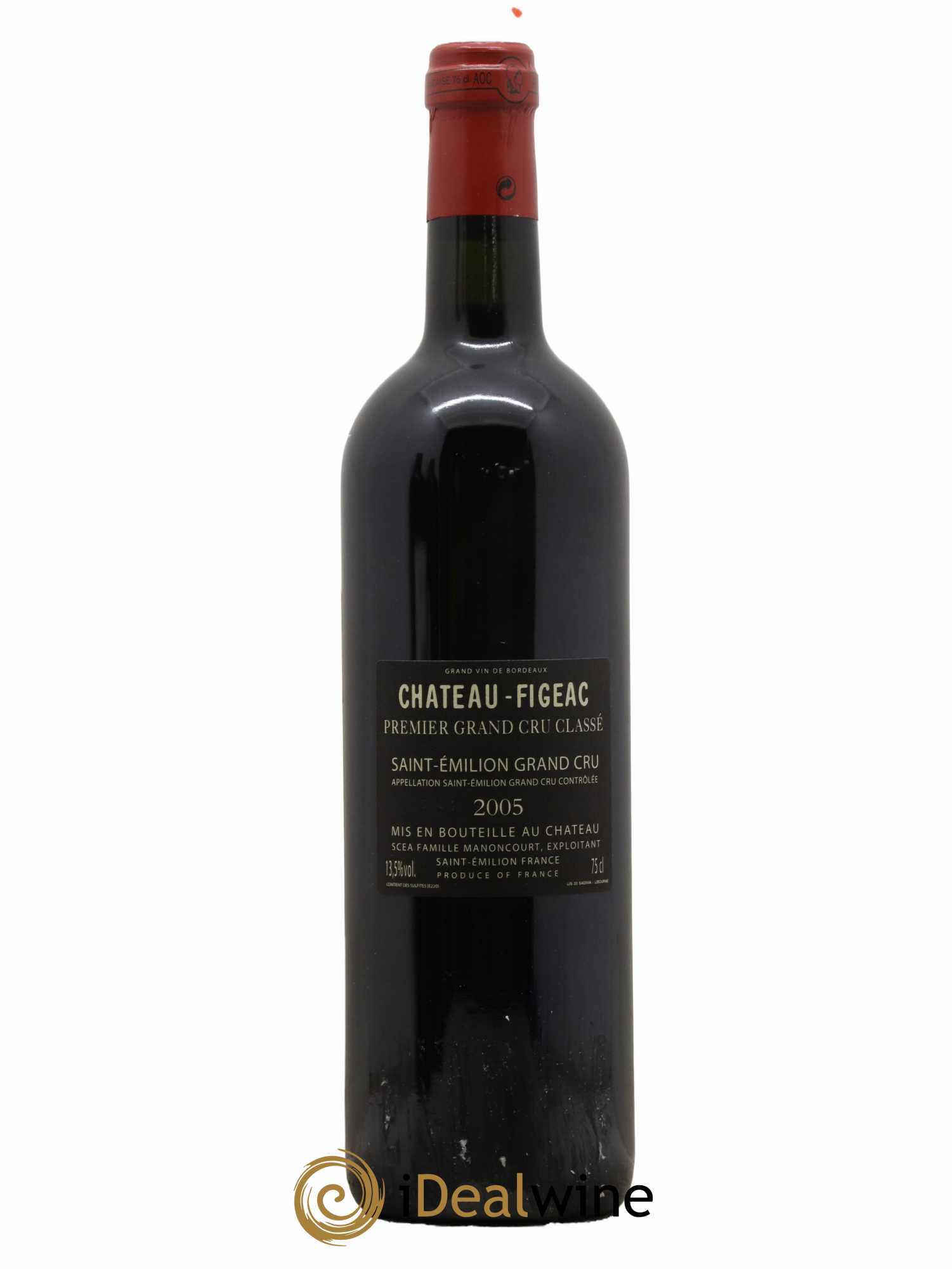 Château Figeac 1er Grand Cru Classé A 2005 - Lot de 1 bouteille - 1