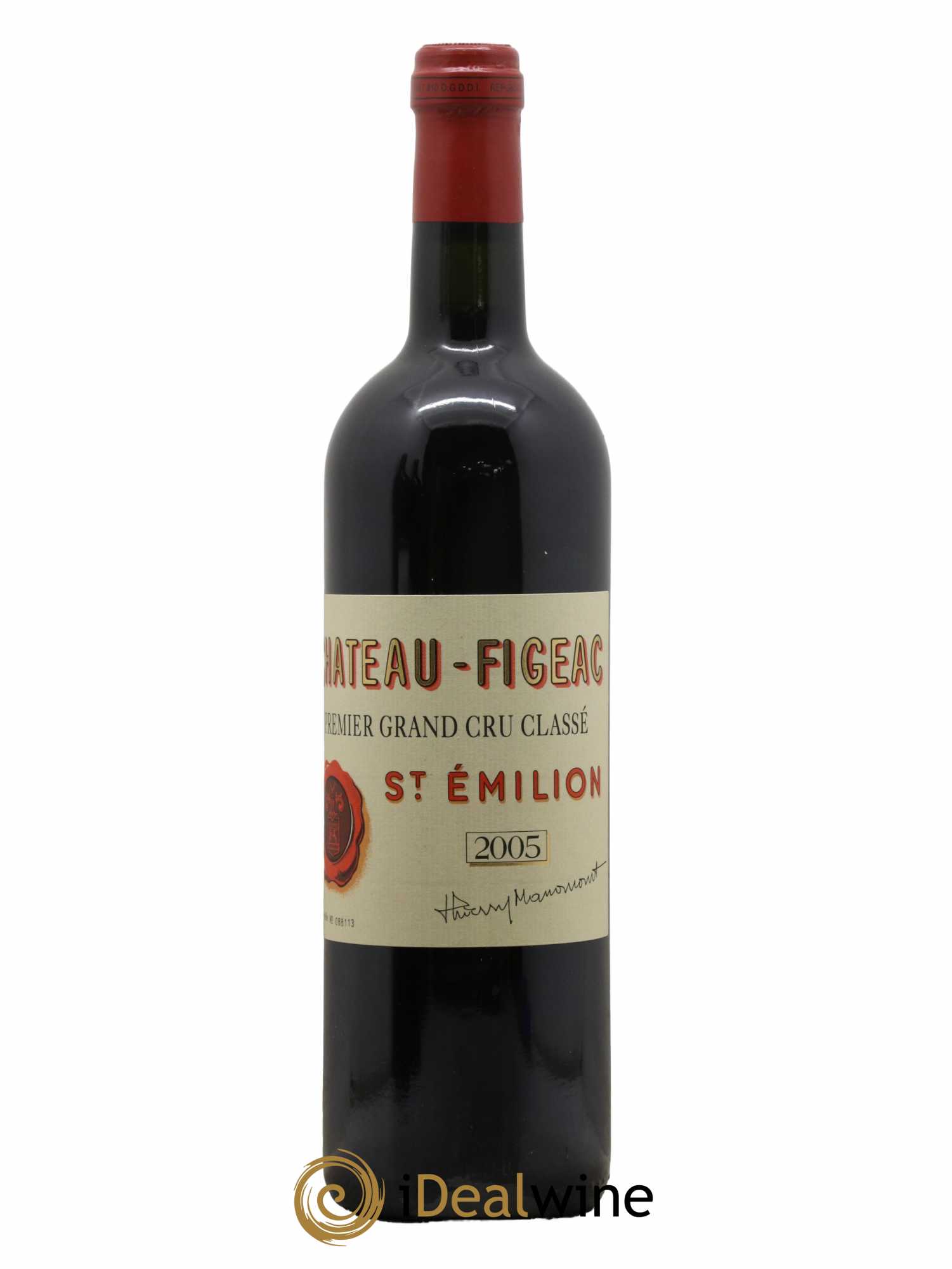 Château Figeac 1er Grand Cru Classé A 2005 - Lot de 1 bouteille - 0