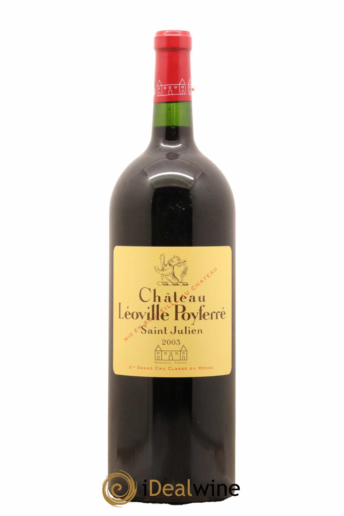 Château Léoville Poyferré 2ème Grand Cru Classé 2003 - Lot de 1 magnum - 0