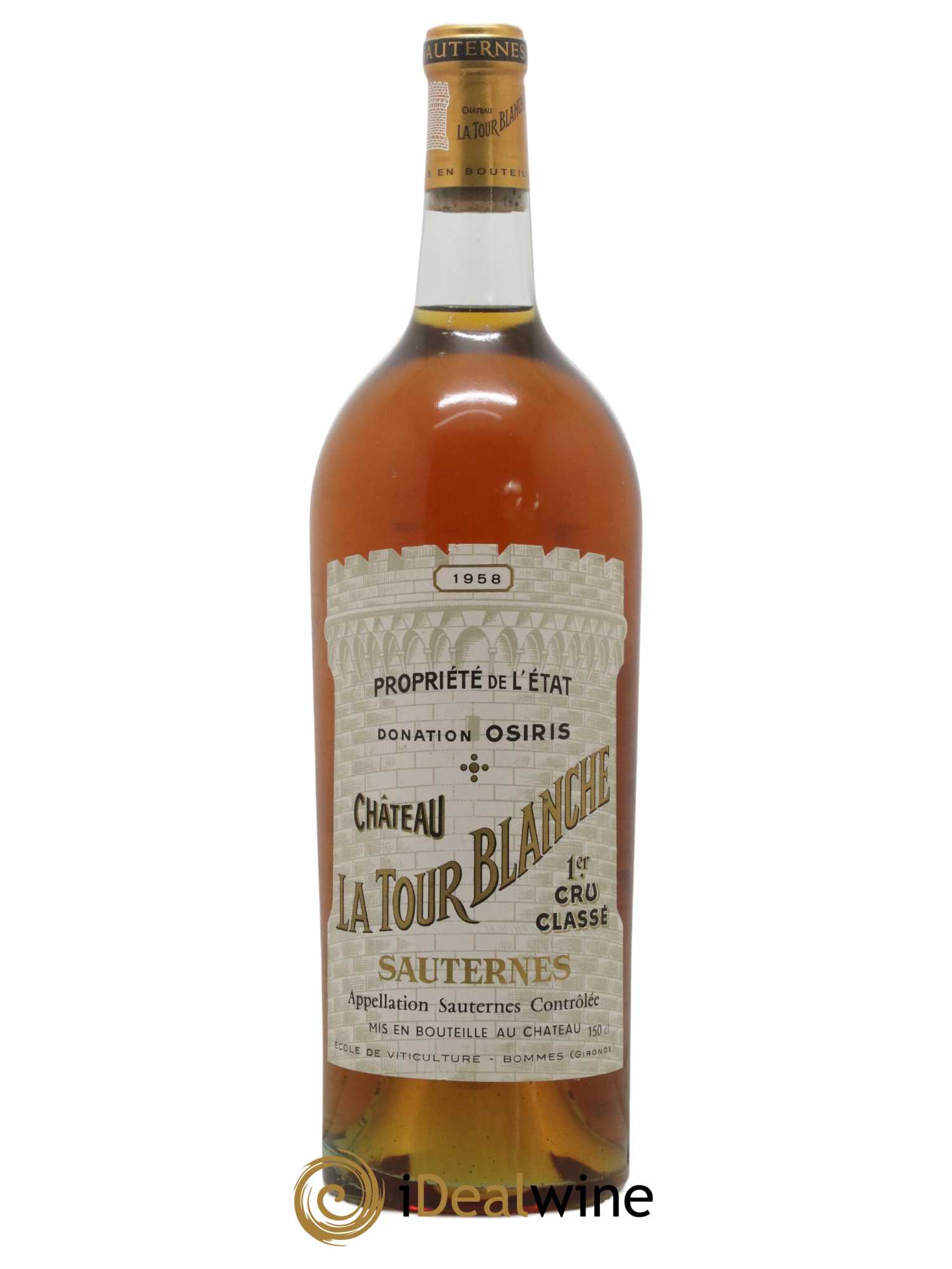 Château la Tour Blanche 1er Grand Cru Classé (senza prezzo di riserva) 1958 - Lotto di 1 magnum - 0
