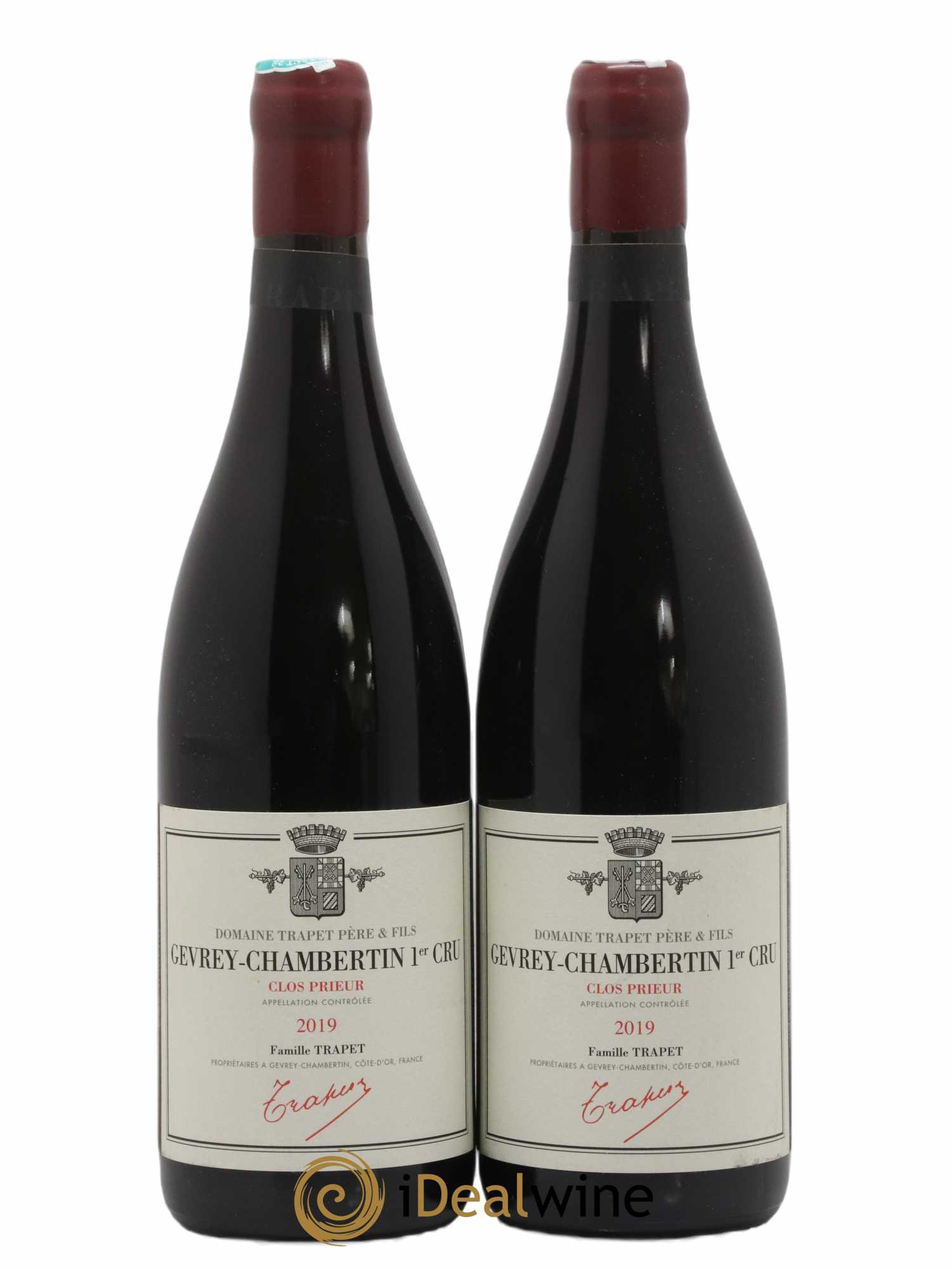 Gevrey-Chambertin 1er Cru Clos Prieur Domaine Trapet (sans prix de réserve) 2019 - Lot de 2 bouteilles - 0