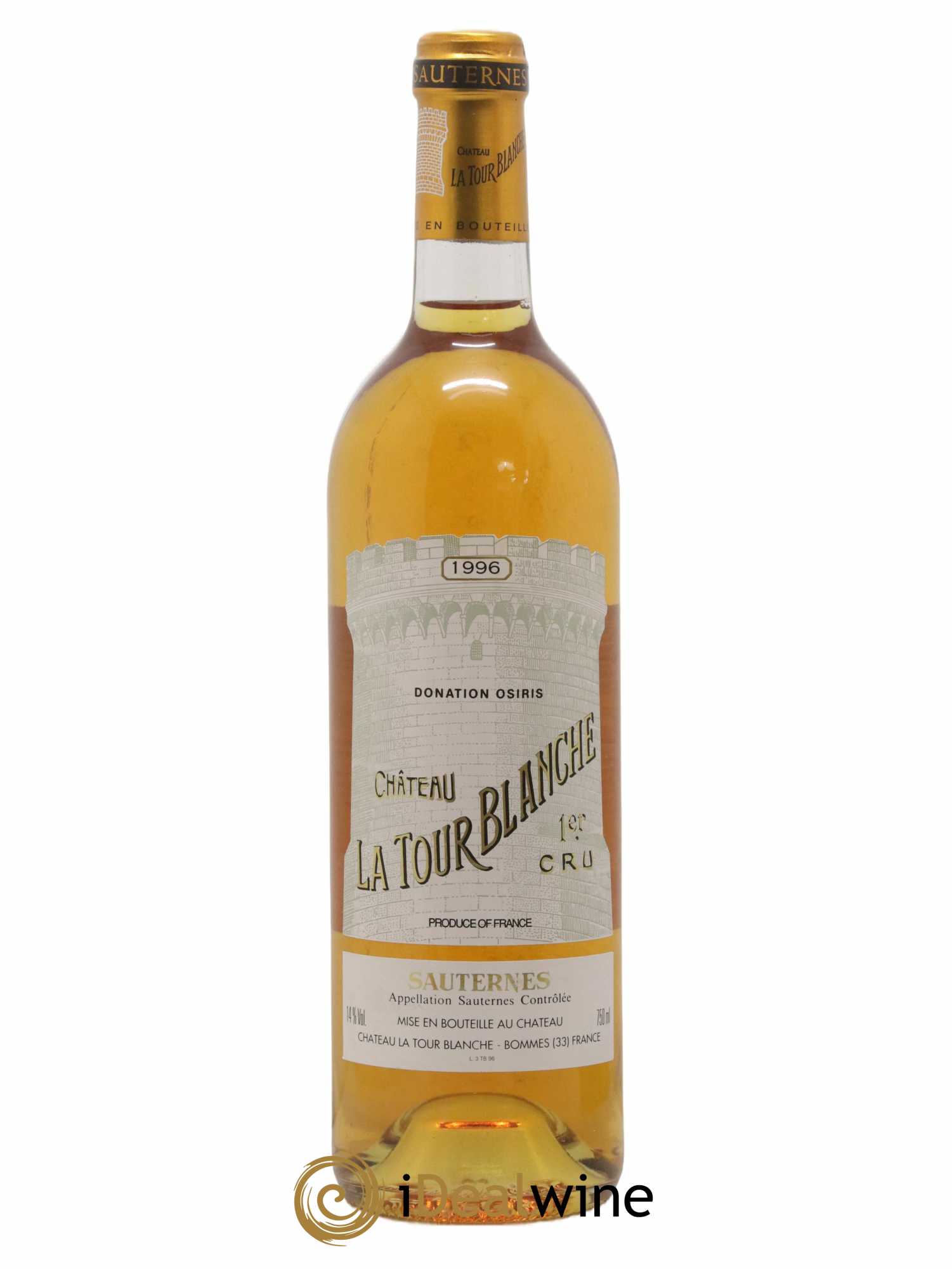 Château la Tour Blanche 1er Grand Cru Classé (senza prezzo di riserva) 1996 - Lotto di 1 bottiglia - 0